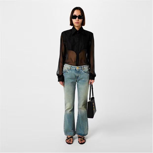 Balmain o1g2r1mq1024 Shirt in Noir Size M / US 6-8 / IT 42-44 - 6 Thumbnail