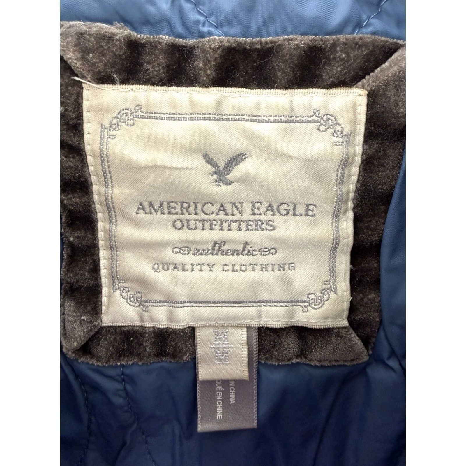 American Eagle Outfitters Y2K Jacket Medium Brown Zip Up Womens American Eagle Size M / US 6-8 / IT 42-44 - 4 Thumbnail