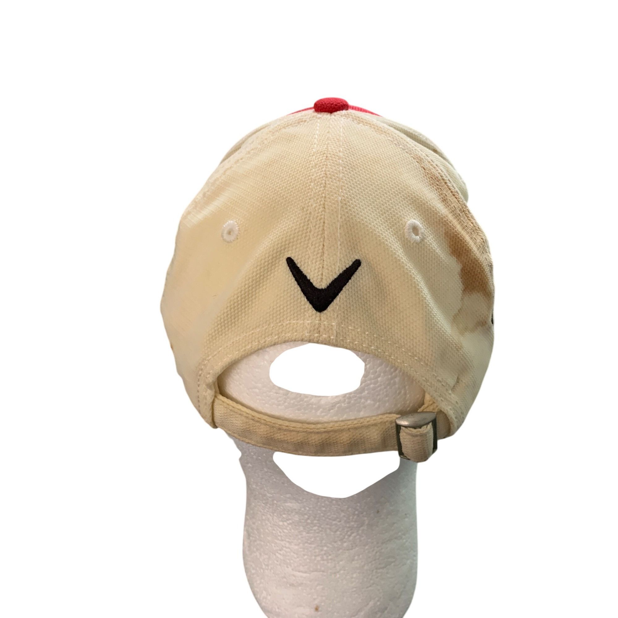 Callaway Golf 18. Baseball Cap Calloway Golf Red White Embrodery Size ONE SIZE - 2 Thumbnail