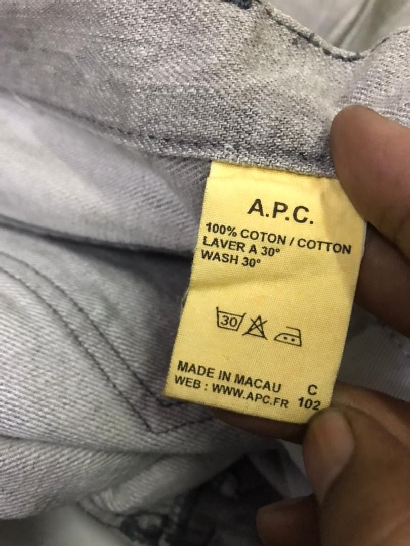A.P.C. Vintage Japanese A.p.c Rue De Fleurus Paris Denim Size US 32 / EU 48 - 8 Thumbnail