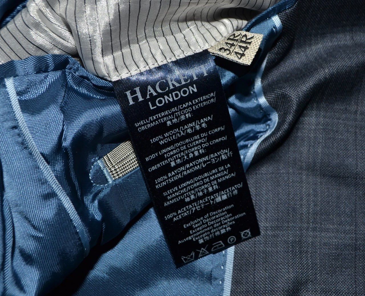 Hackett Hackett London 3-Piece Suit Jacket Vest Pants Loro Piana XS Size 34R - 8 Thumbnail