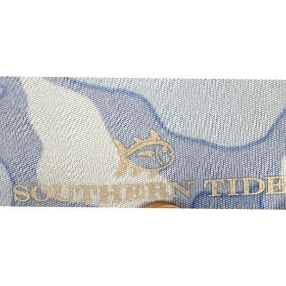 Southern Tide Southern Tide T3 Tide To Trail Shirt Mens Small Blue Camo Long Sleeve Activewear Shirt Size US S / EU 44-46 / 1 - 5 Thumbnail
