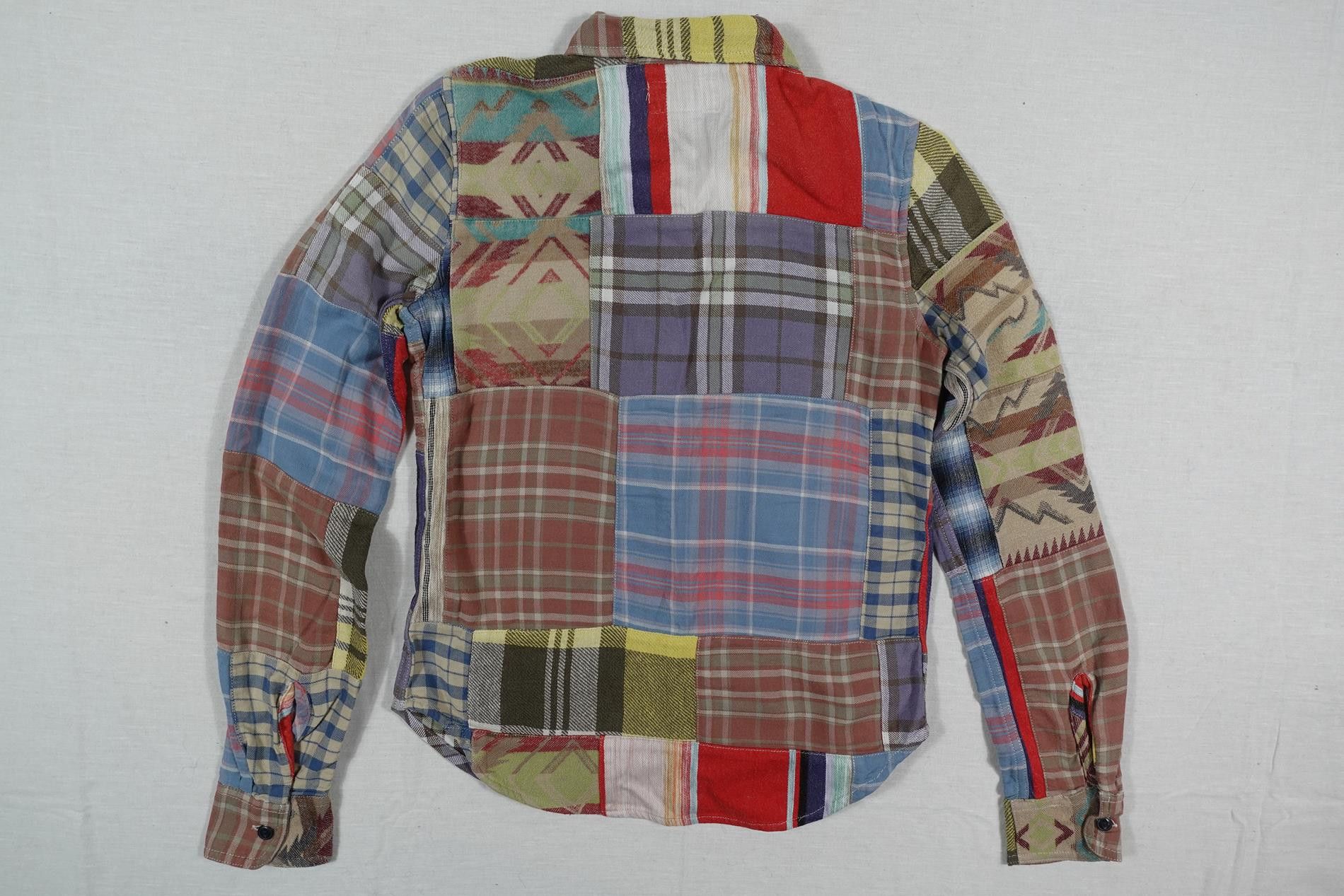 Denim & Supply Ralph Lauren Ralph Lauren Denim & Supply Shirt Patchwork Aztec Flannel XS Size XS / US 0-2 / IT 36-38 - 2 Thumbnail