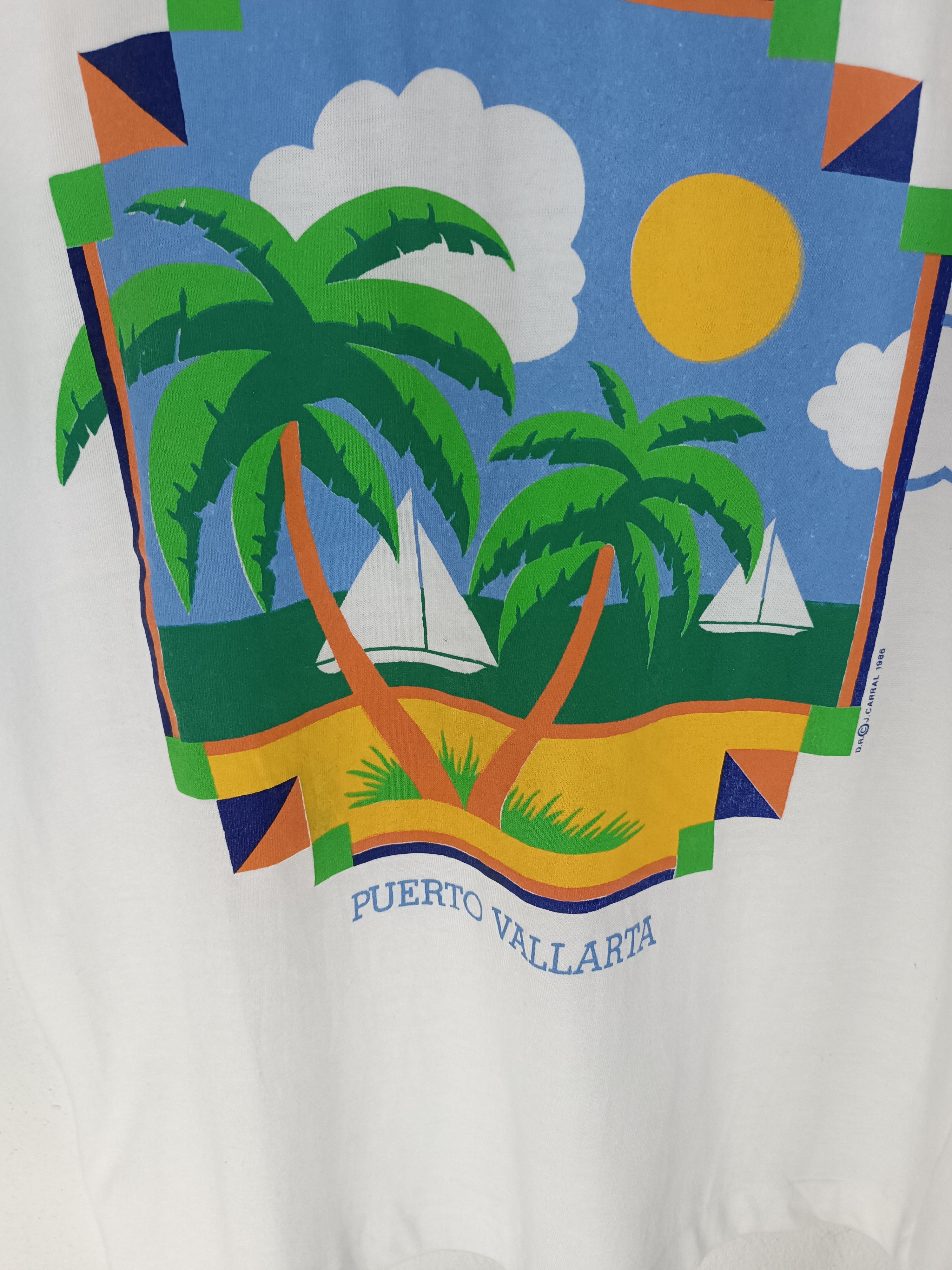 Vintage VINTAGE 80'S PUERTO VALLARTA 1986 TEES VERY RARE Size US M / EU 48-50 / 2 - 11 Thumbnail
