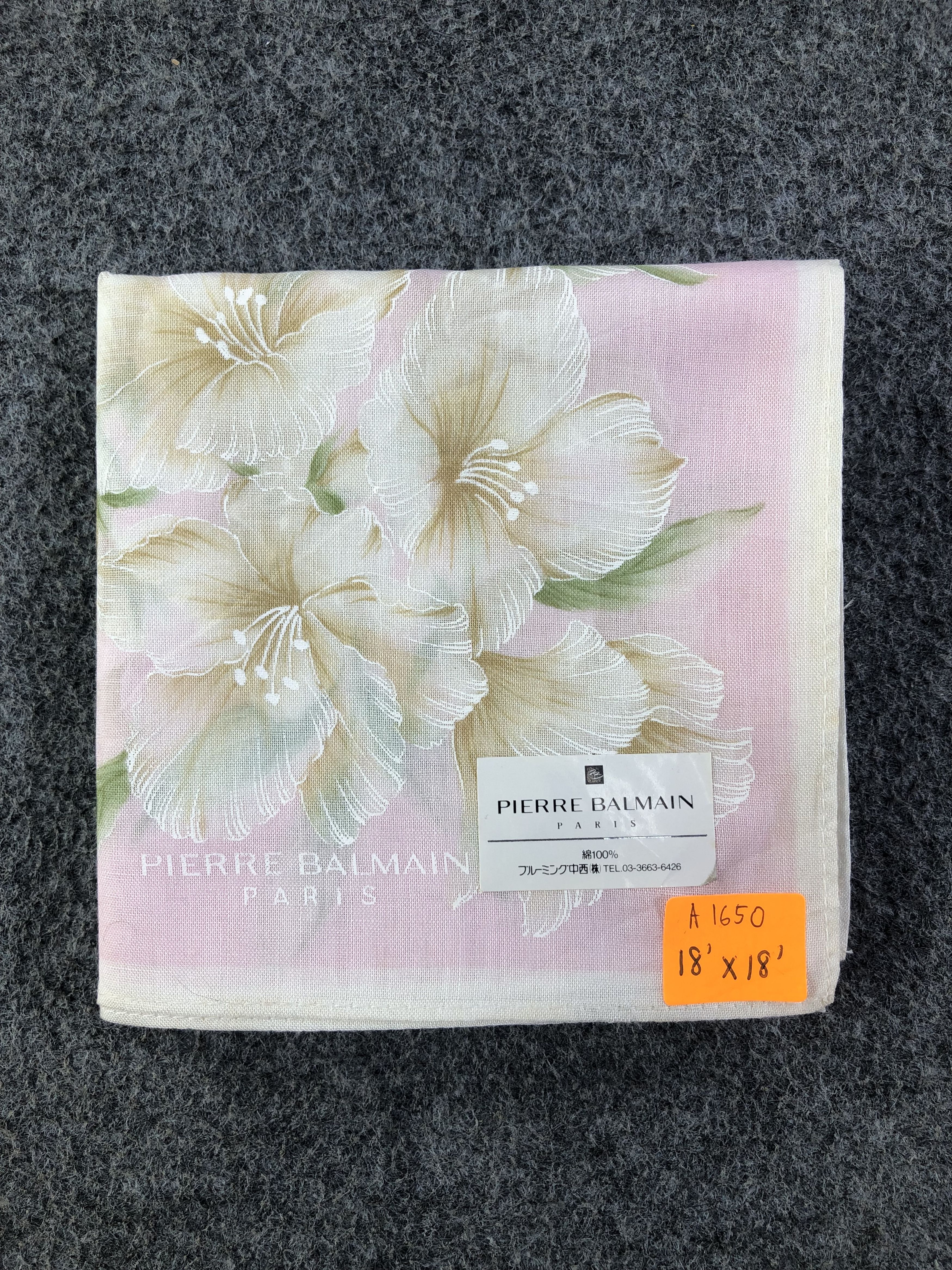 Pierre Balmain × Vintage Pierre Balmain Handkerchief / Bandana / Neckerchief Size ONE SIZE - 6 Thumbnail
