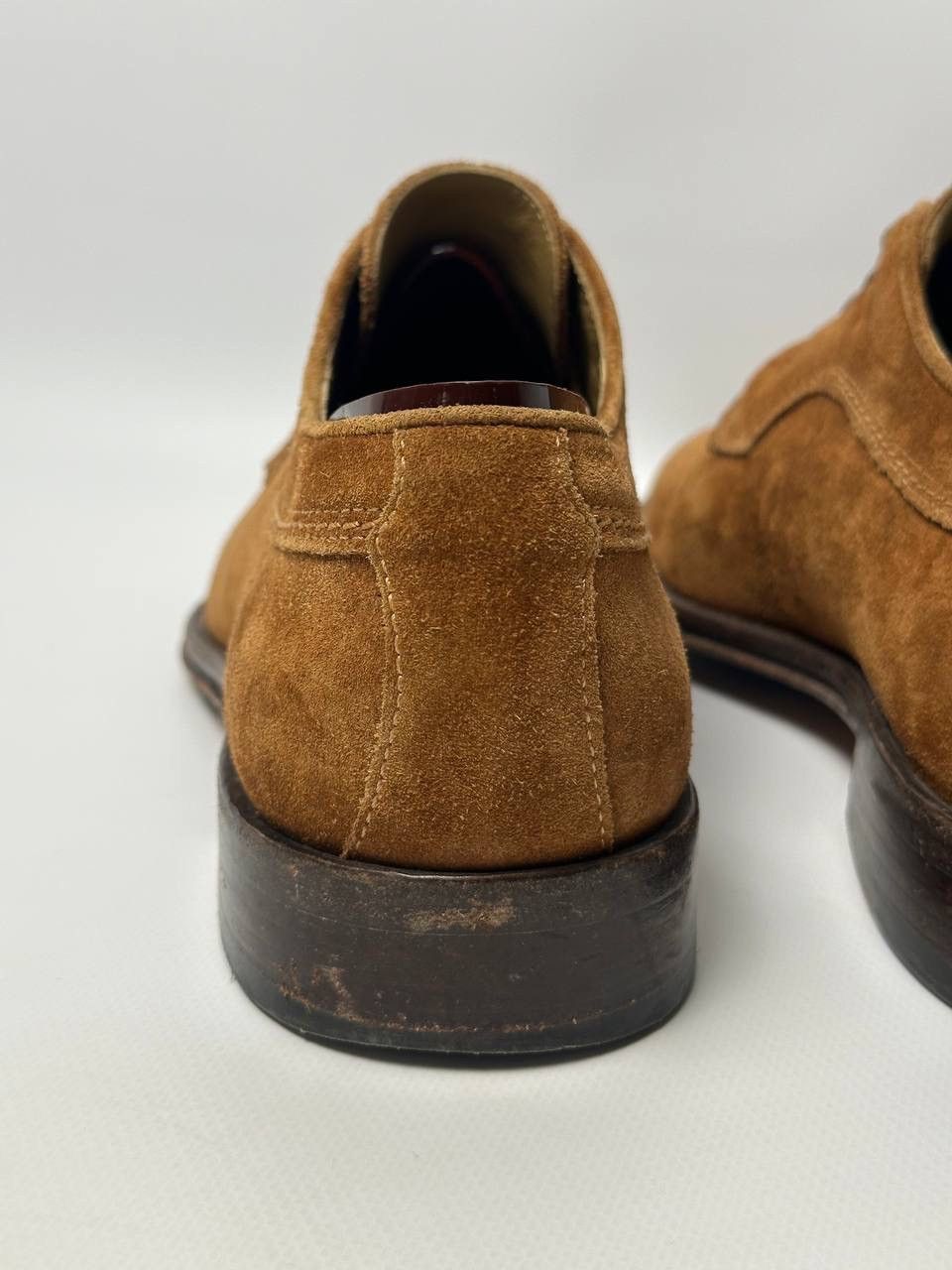 Corvari Brown Suede HandMade Italy Oxford Dress Shoes