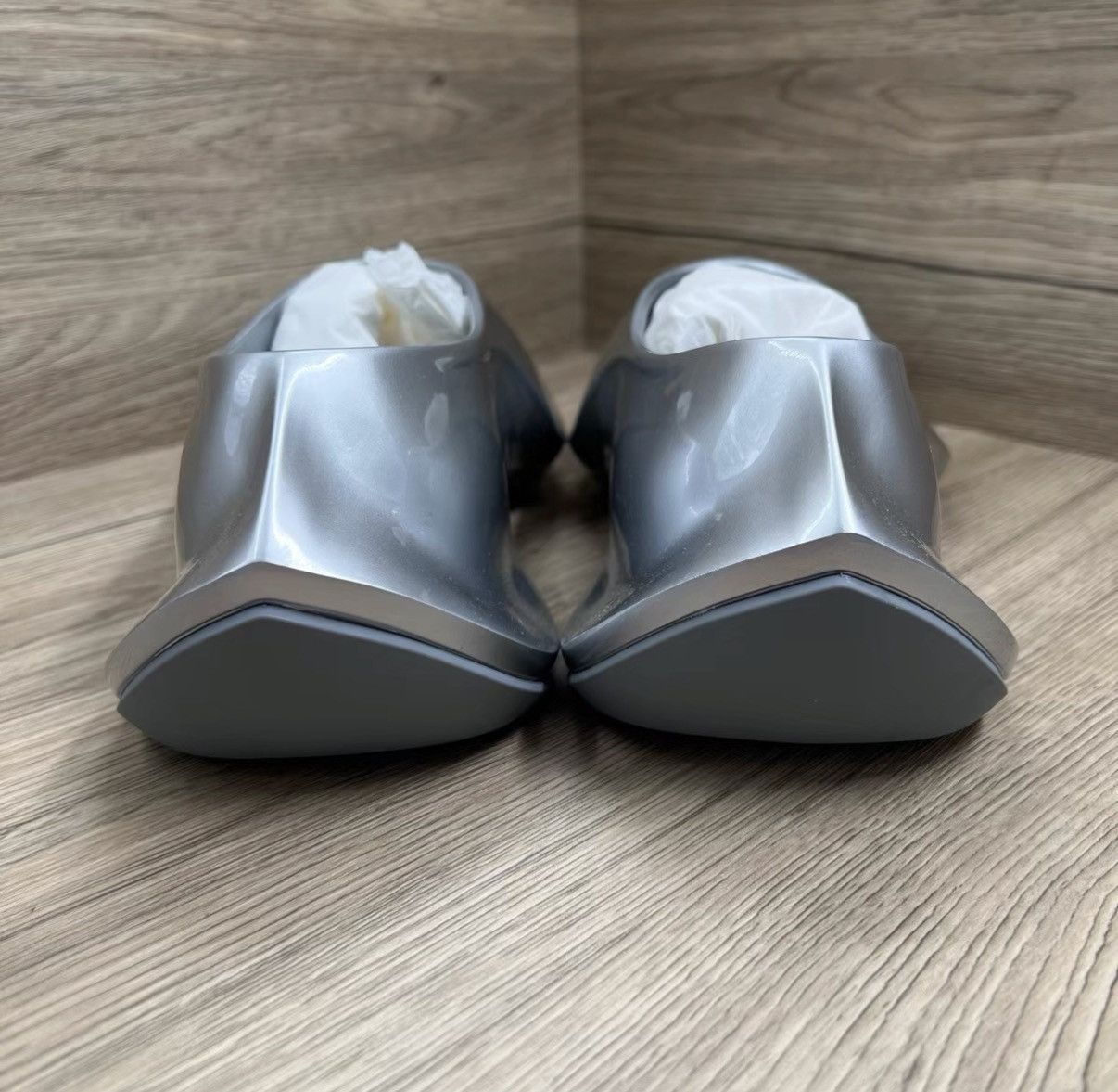 Balenciaga Balenciaga Space Silver Derby Shoes J41 Size US 9 / EU 42 - 5 Thumbnail
