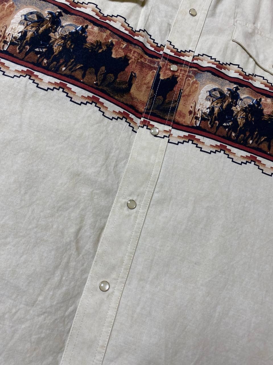 Vintage × Wrangler Vintage Wrangler Cowboy Shirt Size US XXL / EU 58 / 5 - 7 Thumbnail