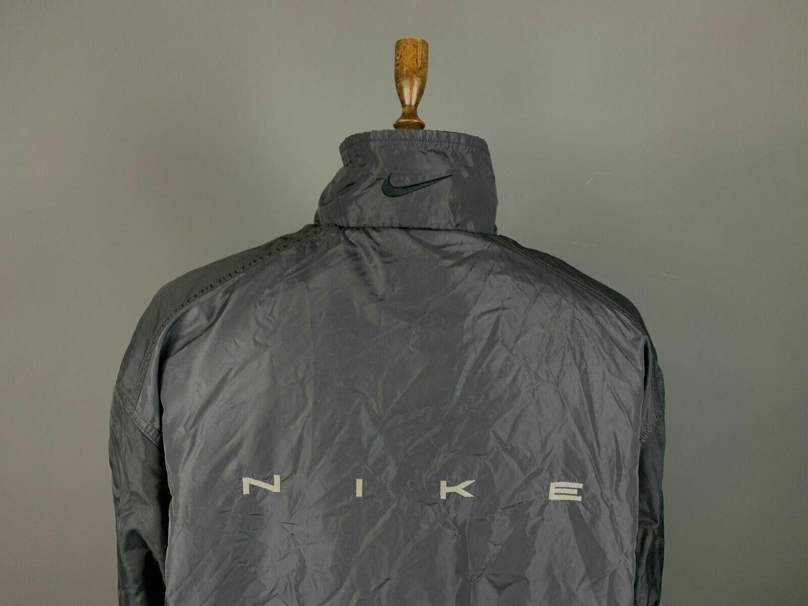 Nike Men Nike Vintage Black Full Zip Track Top Jacket Size L Size L / US 10 / IT 46 - 8 Thumbnail