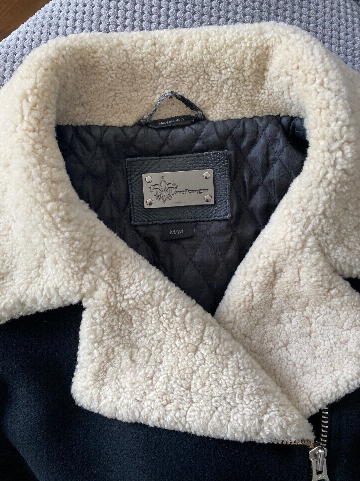 Mackage MACKAGE WOOL CASHMERE COAT TRANSFORMER SHEARLING COLLAR Size M / US 6-8 / IT 42-44 - 5 Thumbnail