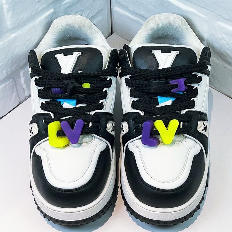 Louis Vuitton Louis Vuitton Trainer Maxi Low Top Sneakers 0079 Size US 8 / EU 41 - 1 Thumbnail