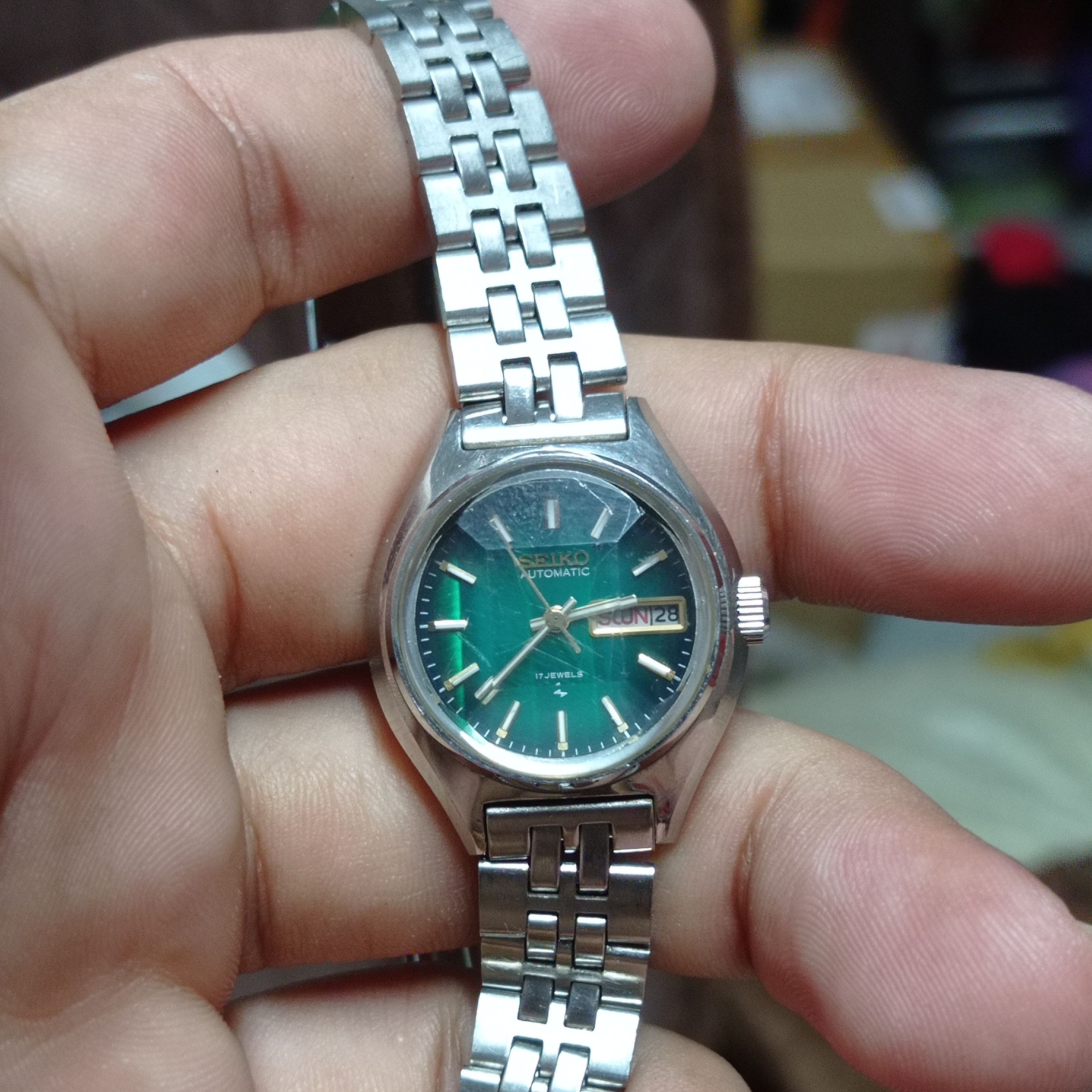 Japanese Brand Vintage Ladies Watch by SEIKO AUTOMATIC (Japan Made) Size ONE SIZE - 2 Thumbnail
