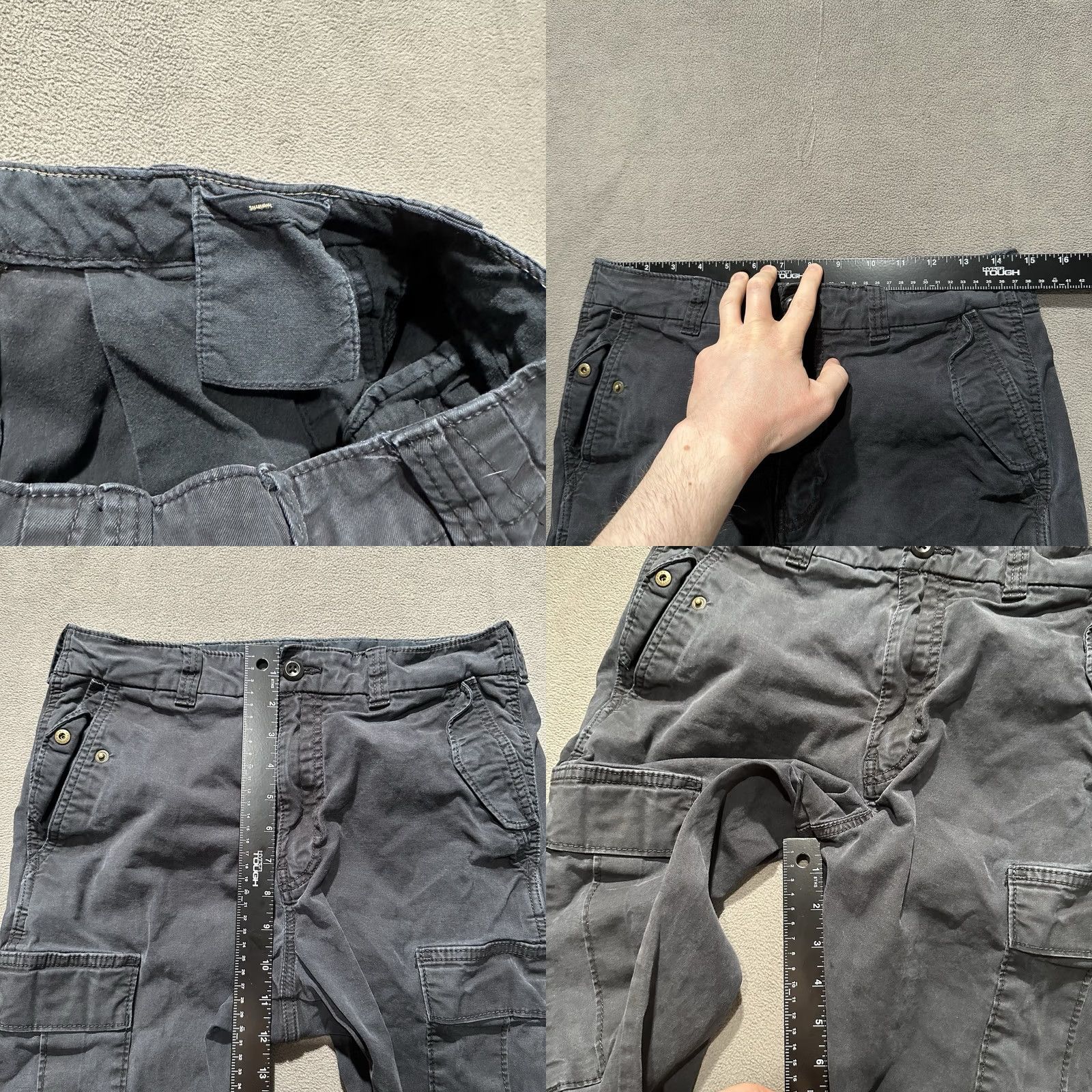 Banana Republic Banana Republic Pants Mens 30x30 (29x26) Blue Cargo Pocket Tapered Fit Utility Size US 30 / EU 46 - 8 Thumbnail