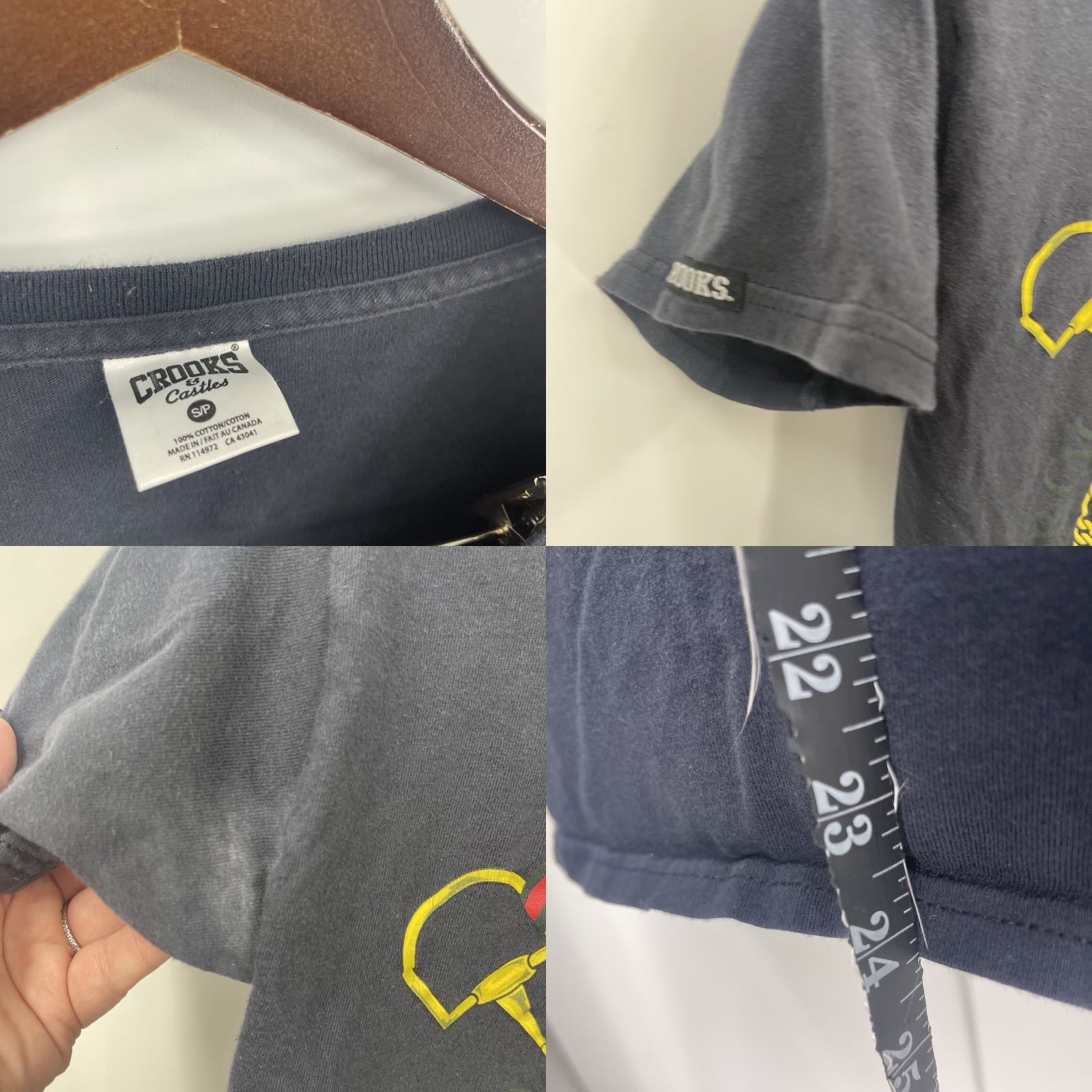 Crooks & Castles Crooks & Castles Shirt Womens XS Equestrian Solid V Neck Blue 90s 90s Read Size XS / US 0-2 / IT 36-38 - 8 Thumbnail