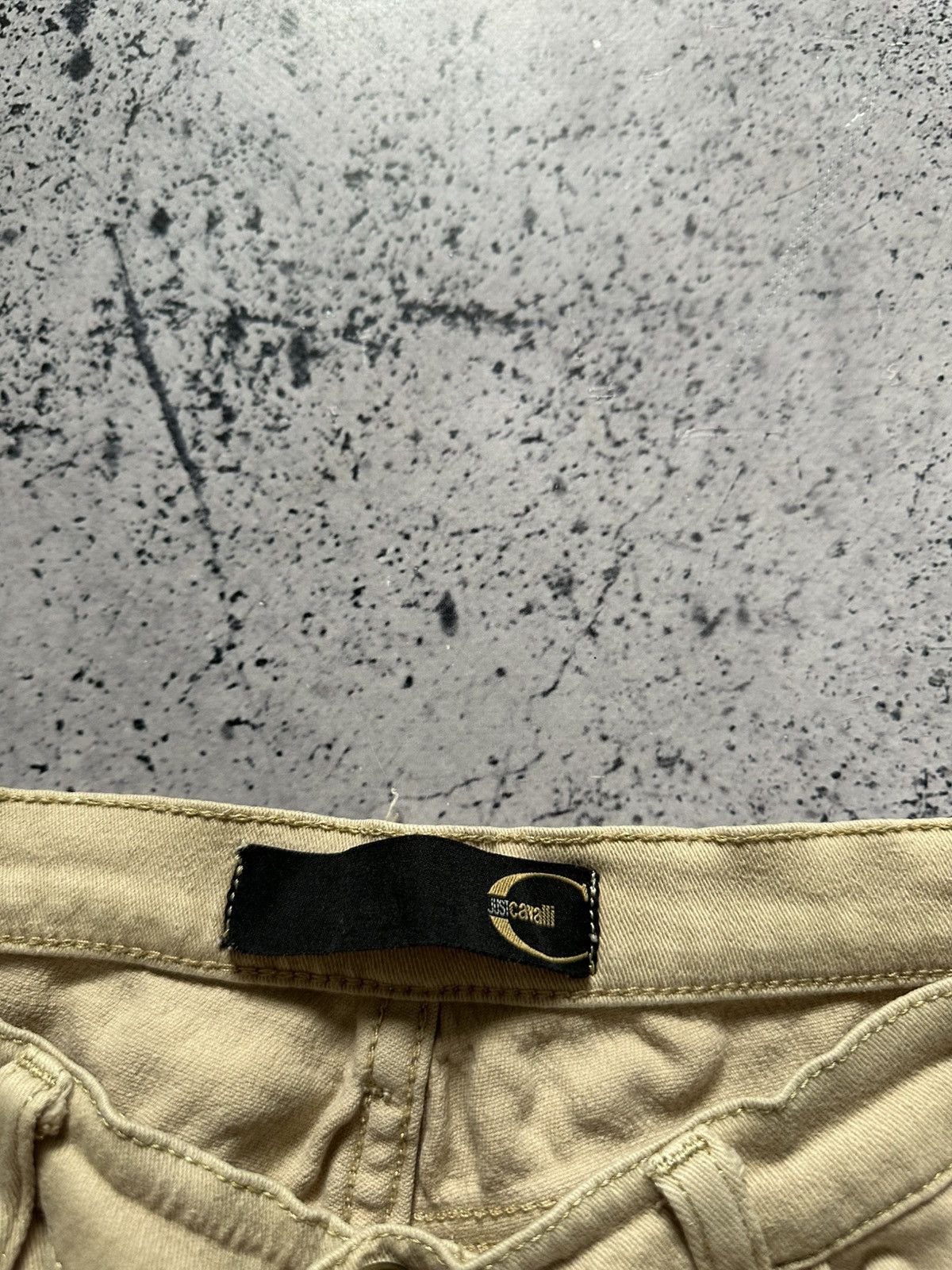 Just Cavalli Vintage Just Cavalli Jeans Denim Beige Luxury Y2K USA Size US 34 / EU 50 - 3 Thumbnail