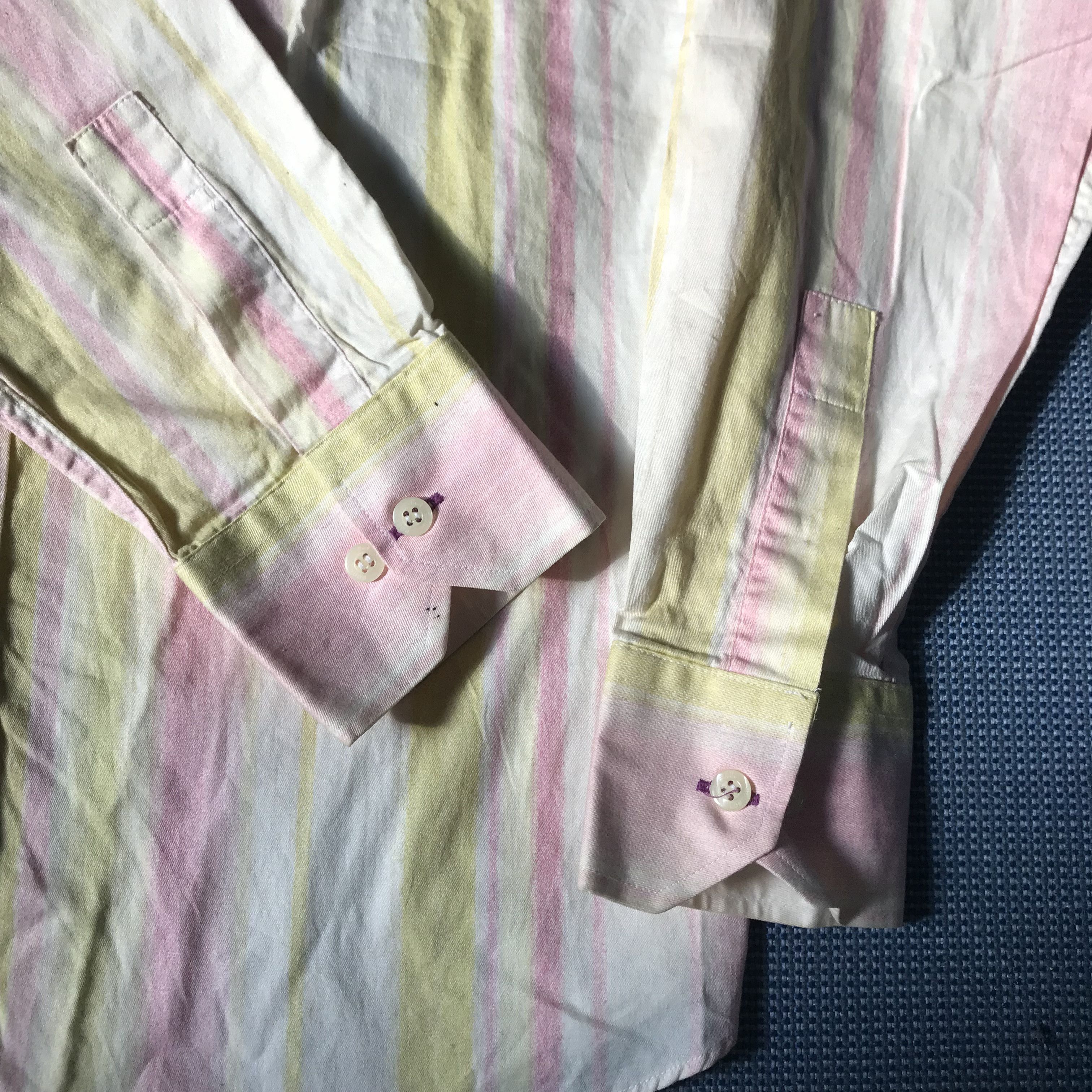 Paul Smith Paul Smith Of London Multicolour pink beige cream shirt Size US M / EU 48-50 / 2 - 9 Thumbnail
