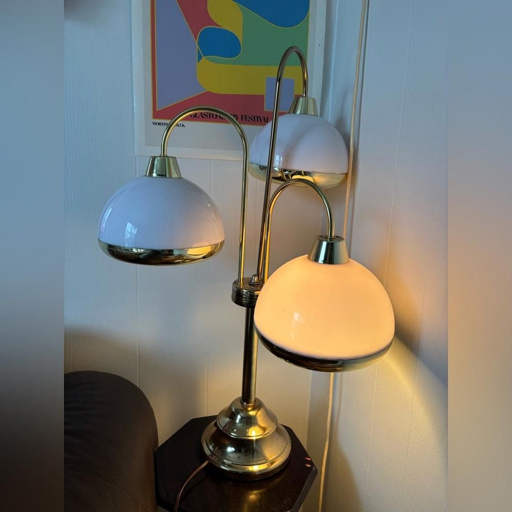 Vintage 90’s Tri-Light Table Lamp, work