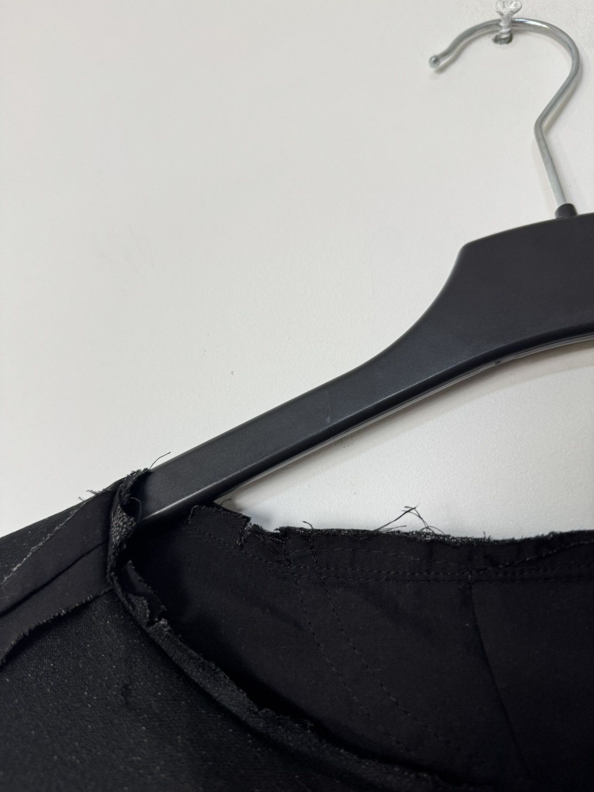 Acne Studios Vintage Acne Studios Black Avant Garde Frayed Collar Dress Size S / US 4 / IT 40 - 10 Thumbnail