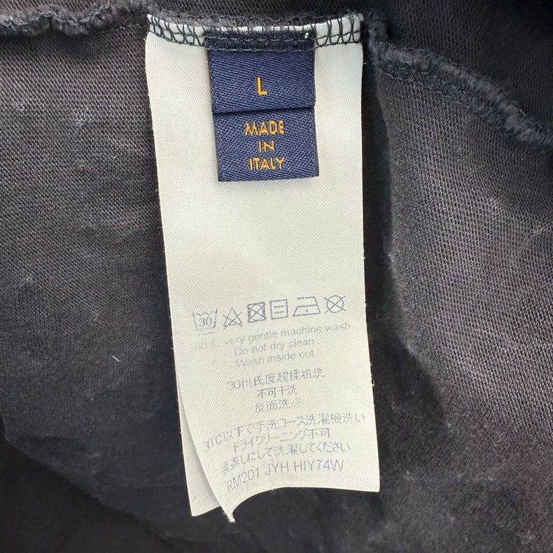 Louis Vuitton Louis Vuitton Monogram Flocked Full Logo Pocket Short Slee Size US L / EU 52-54 / 3 - 5 Thumbnail