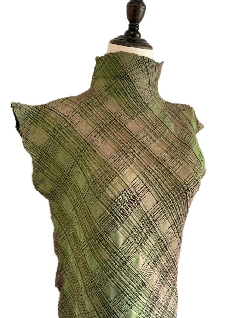 Issey Miyake Issey Miyake Dark green main line three-dimensional relief Size M / US 6-8 / IT 42-44 - 3 Thumbnail