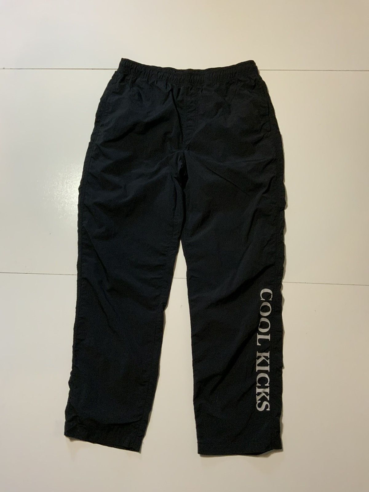 Other CoolKicks Black Windbreaker Graphic Reflective Track Pants Size US 34 / EU 50 - 1 Thumbnail
