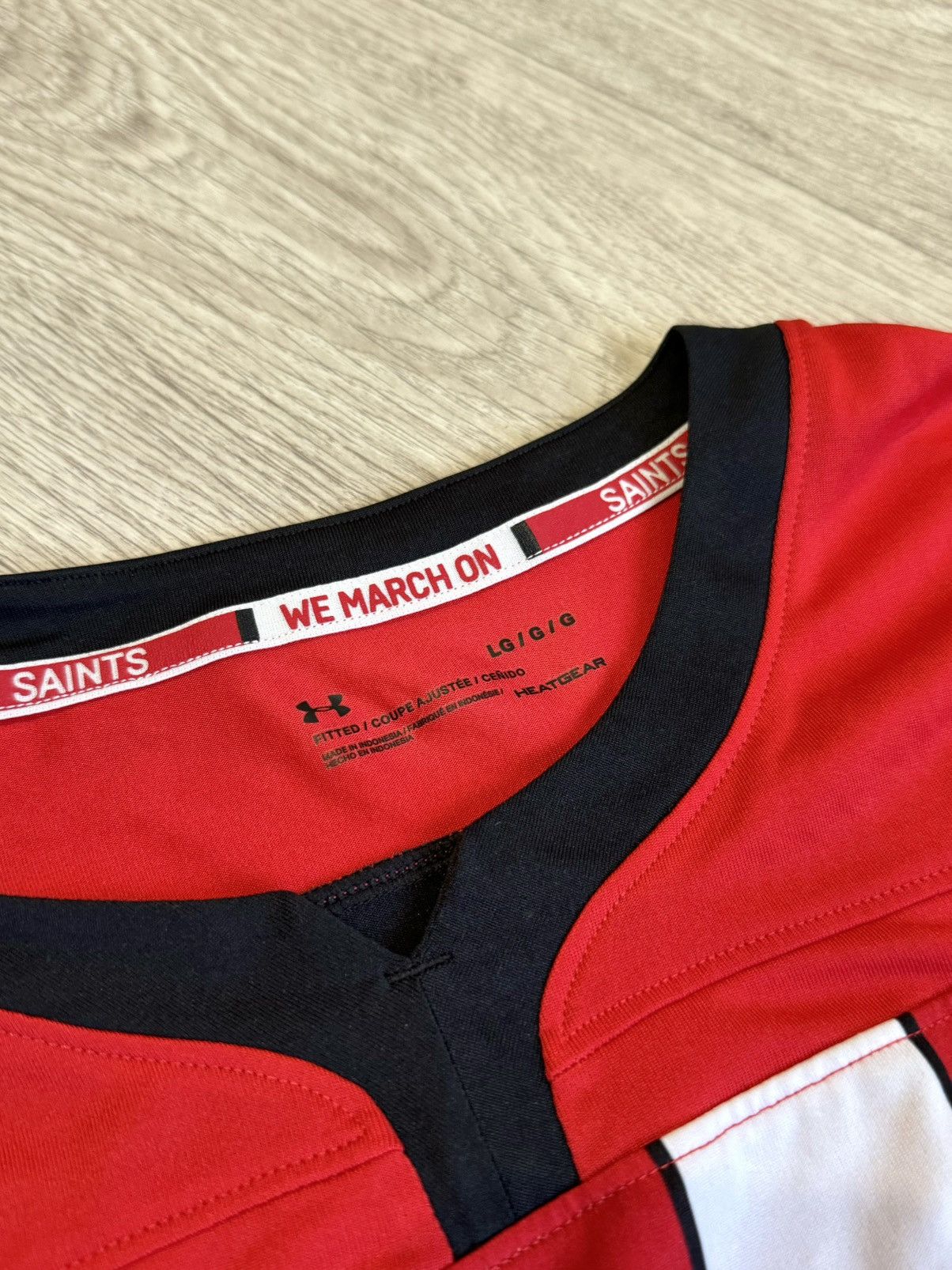 Under Armour 🔷Under Armour Southampton 2018/19 Soccer jersey🔷 Size US L / EU 52-54 / 3 - 4 Thumbnail