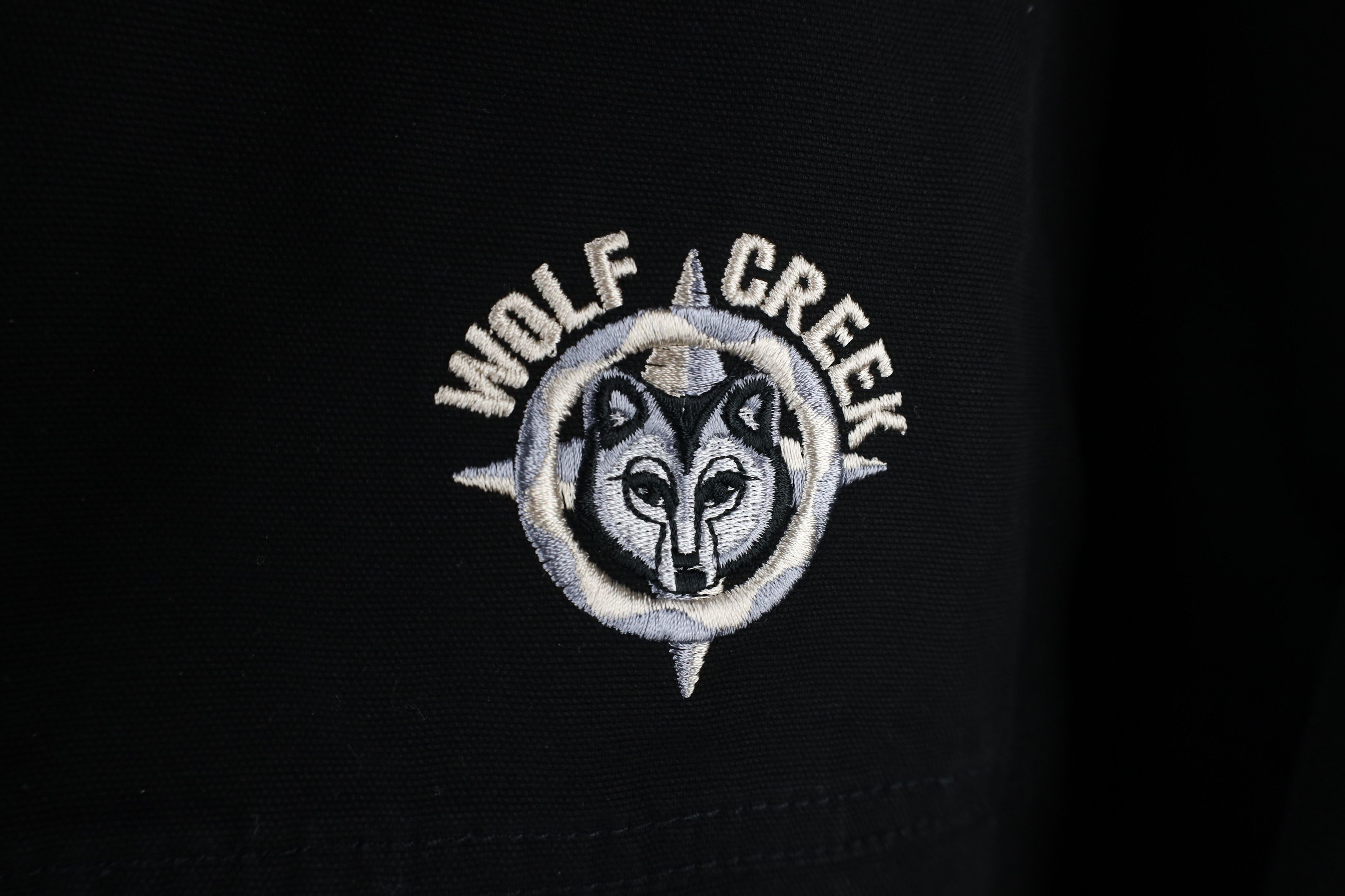 Vintage Vintage 90s Streetwear Wolf Creek Canvas Bomber Jacket Size US XXL / EU 58 / 5 - 4 Thumbnail