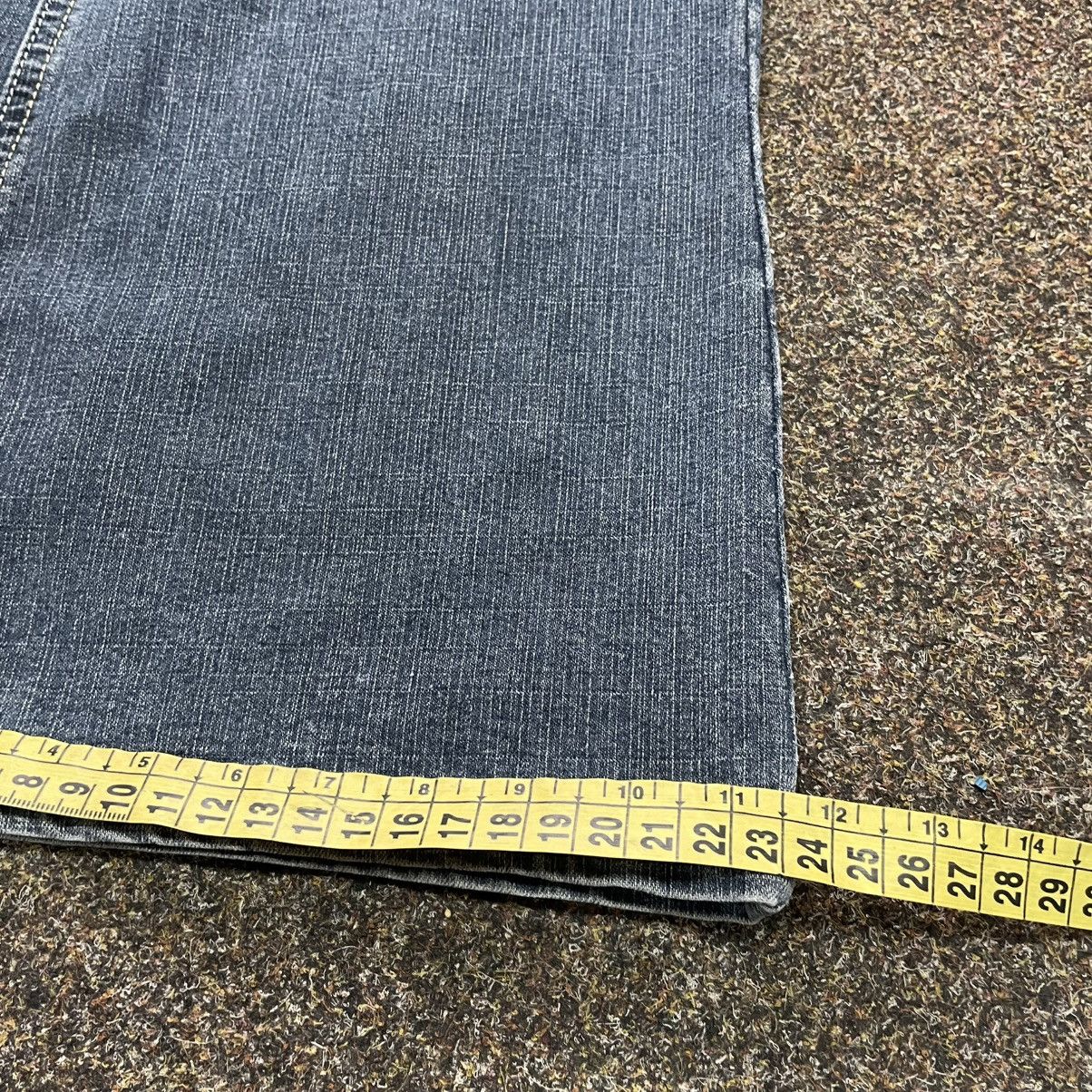 Vintage Vintage Y2K Baggy Bootcut Jeans Faded Distressed Skate Logo Size 32" / US 10 / IT 46 - 8 Thumbnail