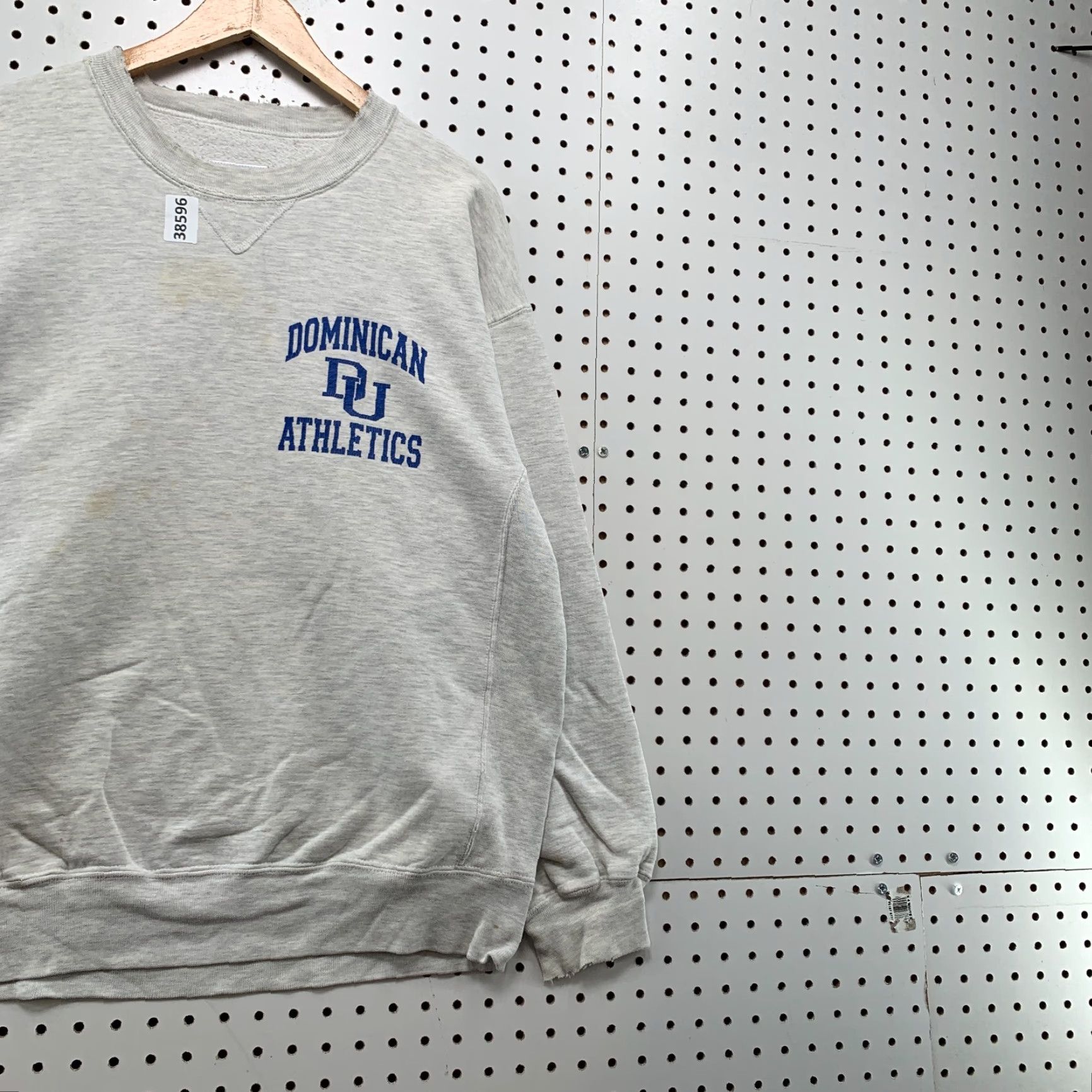 Russell Athletic VINTAGE Russell Athletic Dominican University Sweatshirt Mens Large Gray Graphic Print Pullover Fleece USA Size US L / EU 52-54 / 3 - 5 Thumbnail
