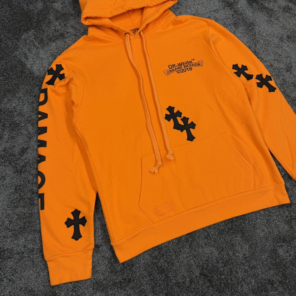Chrome Hearts Chrome Hearts Off White Virgil Abloh F&F Patches Hoodie Size US M / EU 48-50 / 2 - 6 Thumbnail