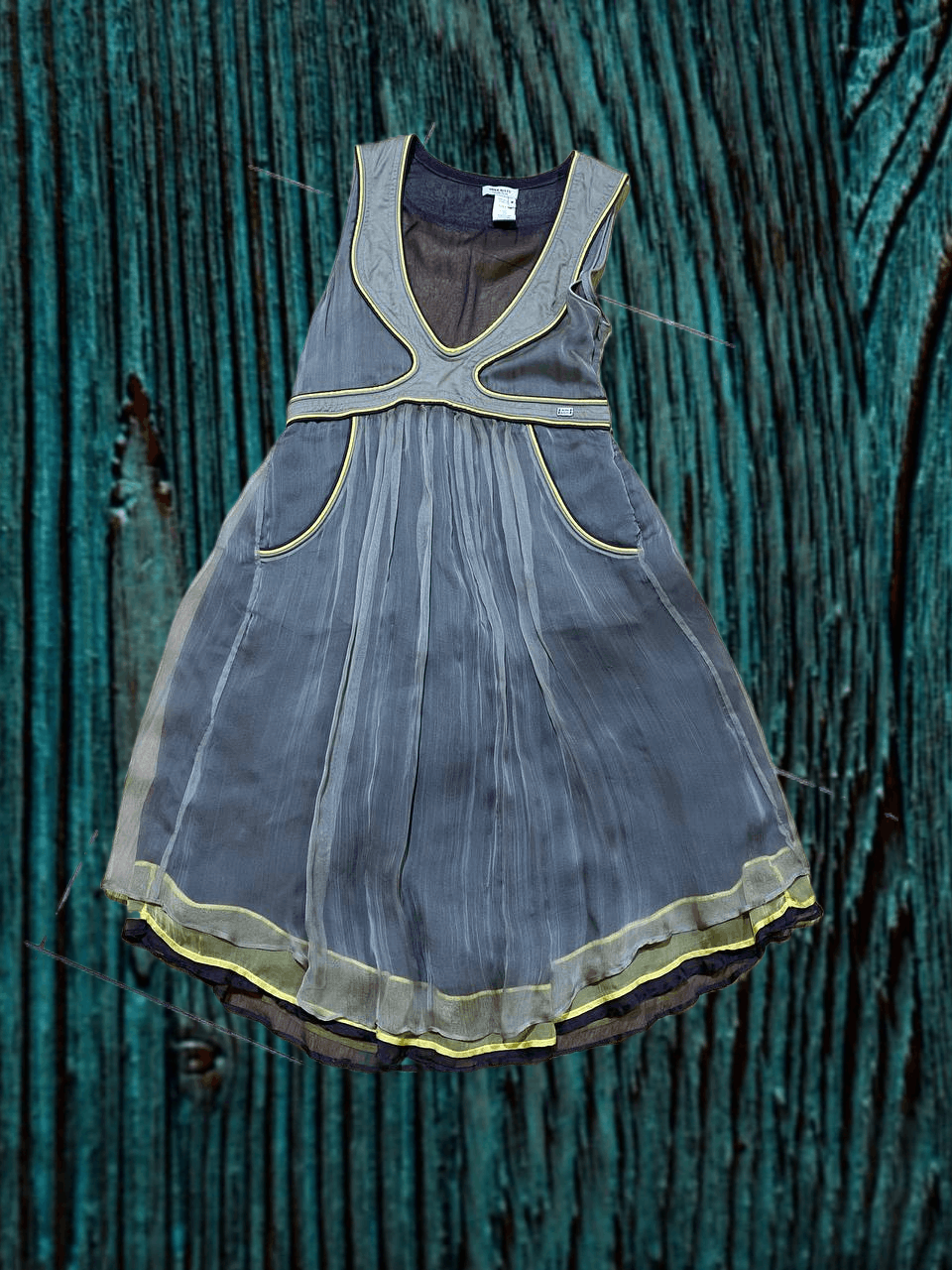 Miss Sixty Miss Sixty Denim Dress Y2K Deep V Stretch Lightweight Size S / US 4 / IT 40 - 1 Thumbnail