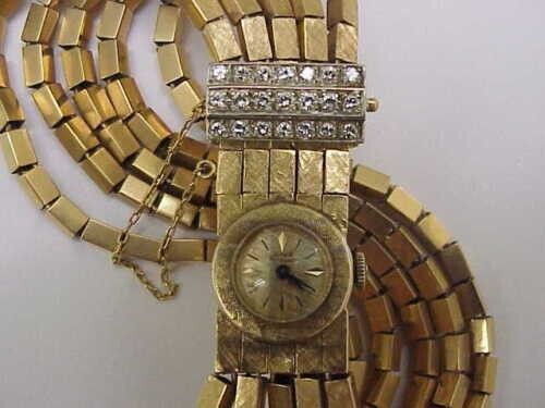 Other Girard Perregaux 18K Y/G 2.00ct Diamond Watch Collectible! Size ONE SIZE - 2 Thumbnail