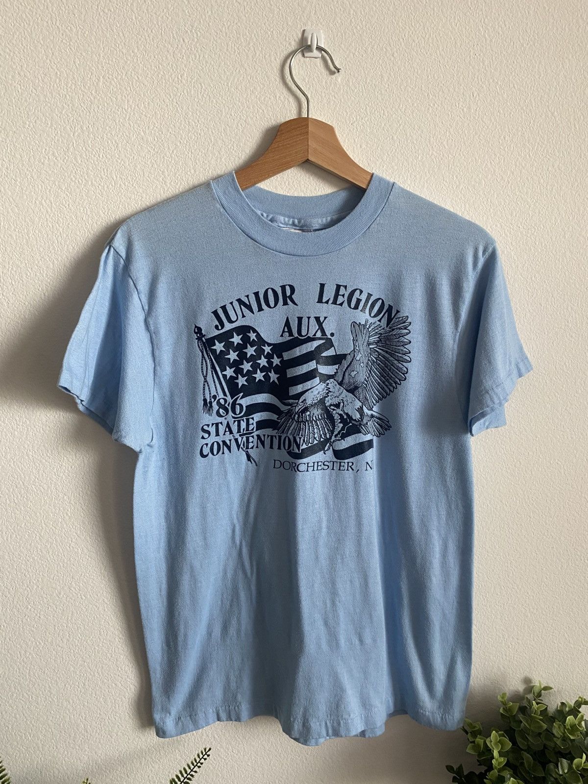 Vintage Vintage 80s Legion Single Stitch USA Tee Size US S / EU 44-46 / 1 - 1 Thumbnail