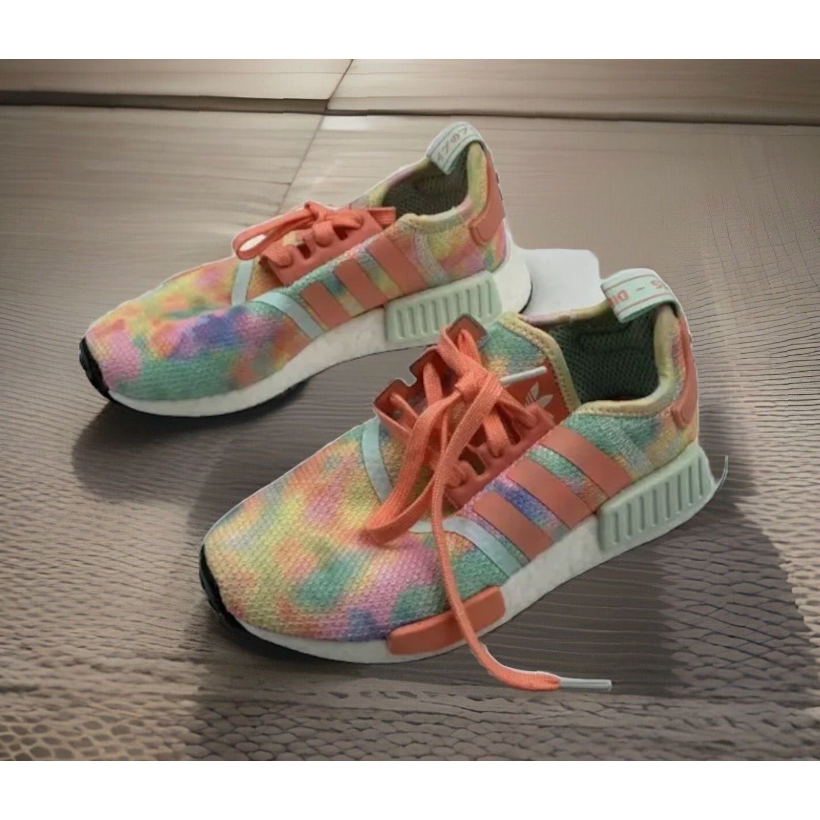 Adidas Adidas NMD R1 Tie Dye Sneaker Women’s 2020 FY1271 Size 5.5 Athletic Running Size US 6 / IT 36 - 2 Thumbnail