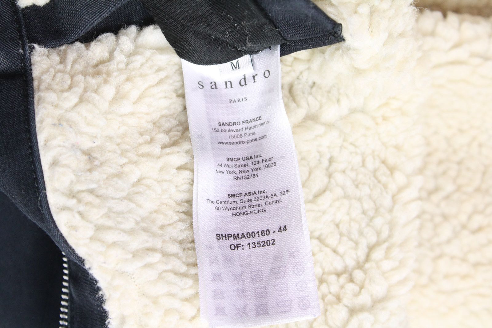 Sandro SANDRO Deck Jacket Men's MEDIUM Full Zip Padded Hooded Size US M / EU 48-50 / 2 - 7 Thumbnail