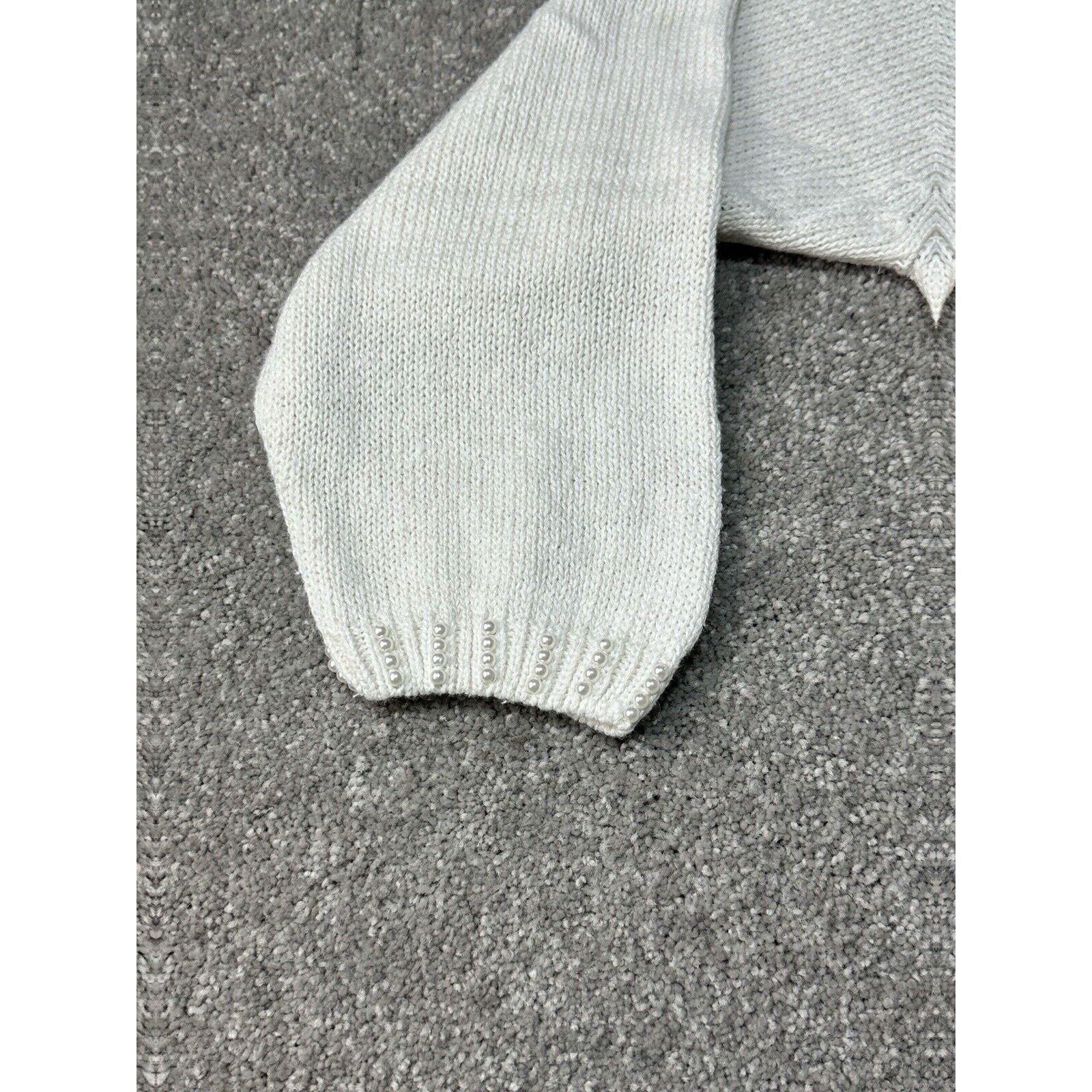 Other Vintage 80s Pearl Sweater Womens Plus 1X Winter Holiday Size XL / US 12-14 / IT 48-50 - 3 Thumbnail