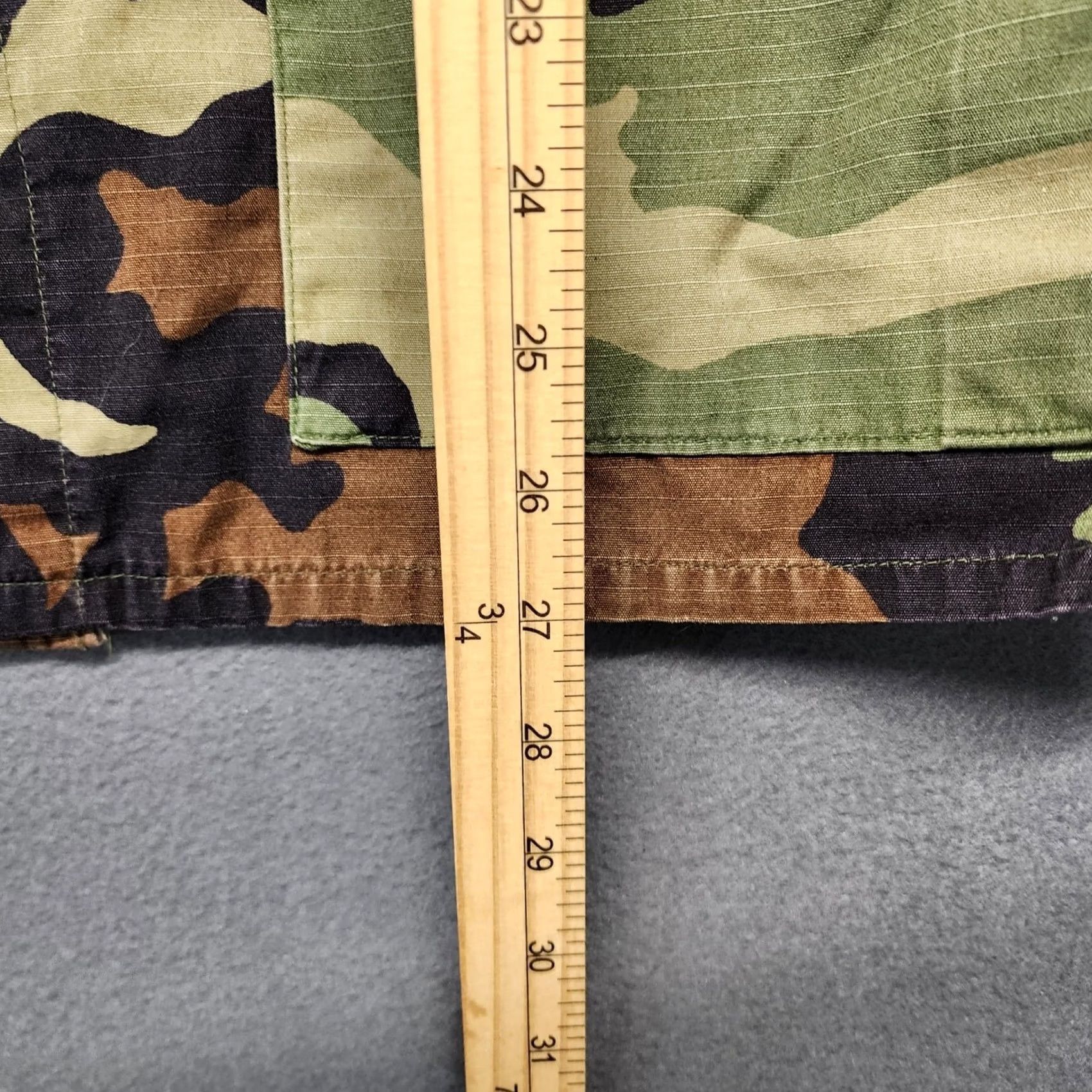 Vintage US Army Shirt L Green Camouflage Military Utility Chore Field Airborne Mens Long Sleeve Size US L / EU 52-54 / 3 - 5 Thumbnail