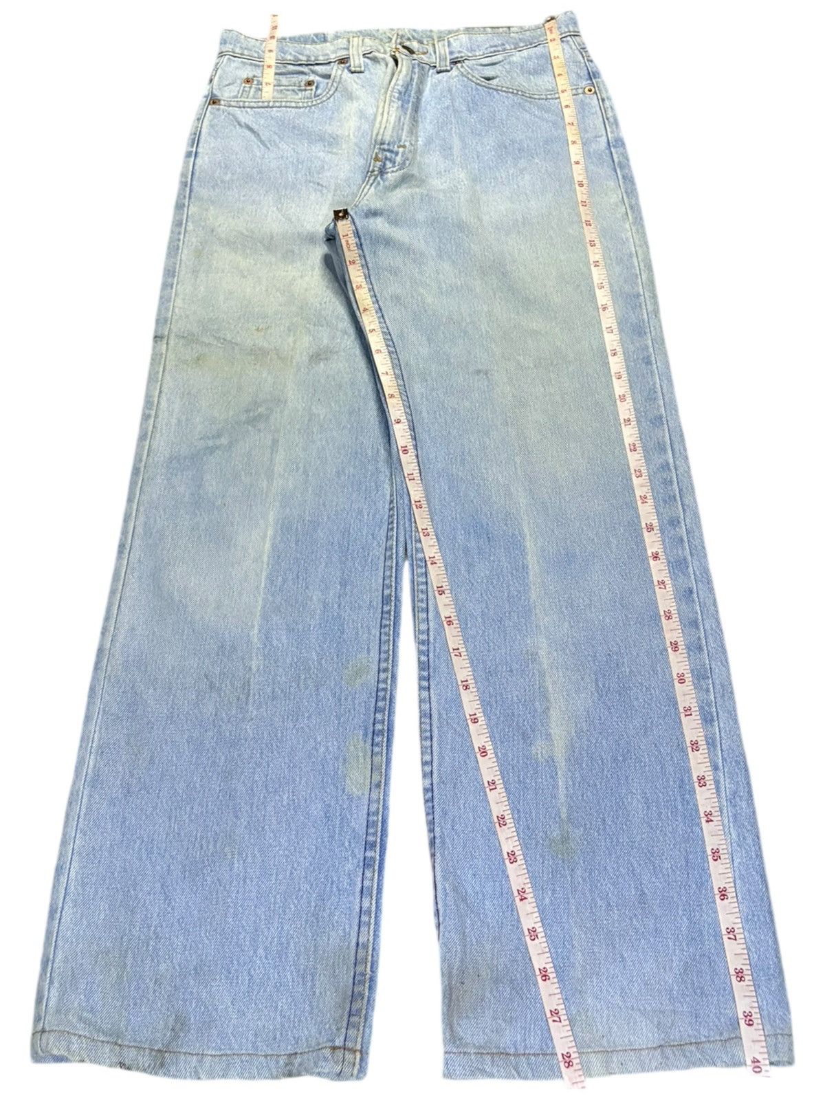 Levi's SALES🔥Vintage 90s Levis 520 Mud Wash Light Blue Baggy Jeans Size US 30 / EU 46 - 13 Thumbnail
