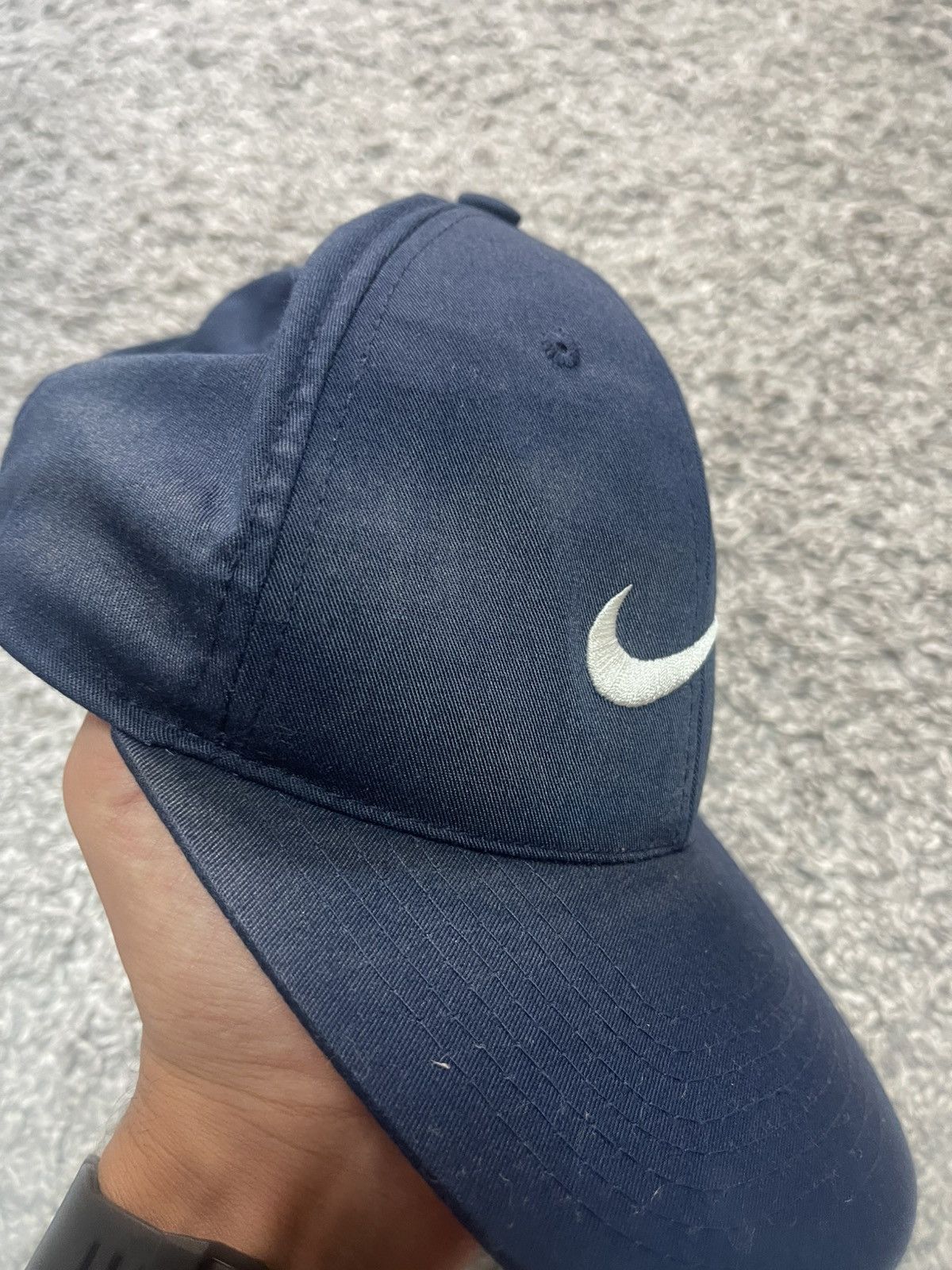Nike Nike Vintage Y2K Swoosh Blue Cap Baseball Size ONE SIZE - 6 Thumbnail