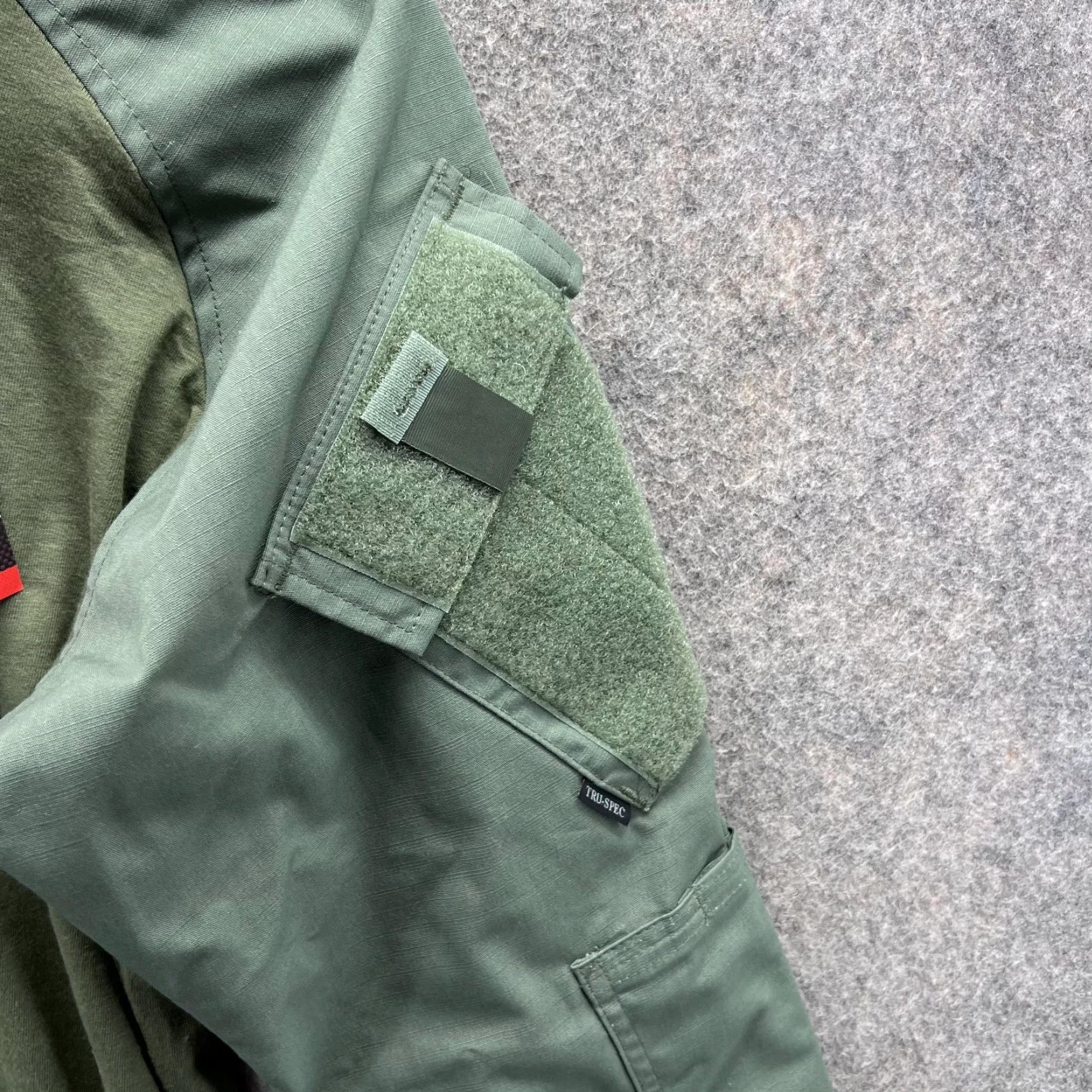 Vintage Tru Spec Shirt Men Small Green Cordura Regular 1/4 Zip Police Military Combat Size US S / EU 44-46 / 1 - 6 Thumbnail