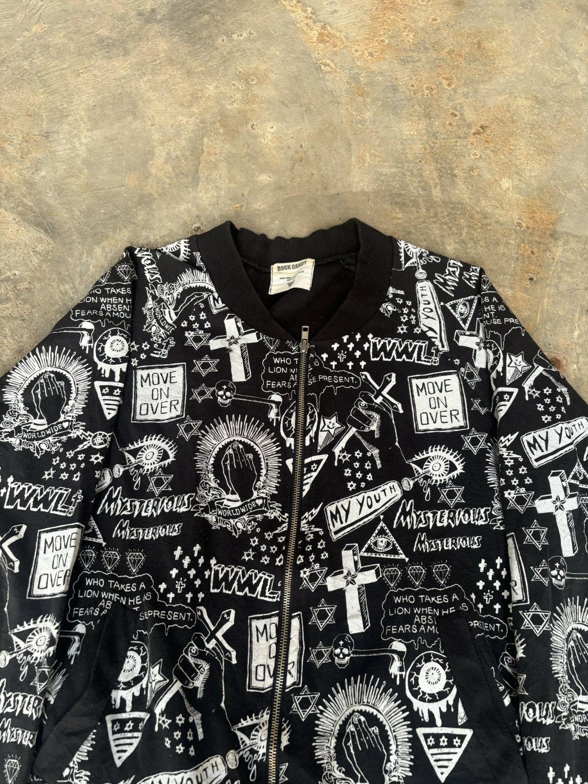 Hysteric Glamour × If Six Was Nine × Japanese Brand Y2k Rock Candy Poem Ifsixwasnine Lgb Style Sweatshirt Size US M / EU 48-50 / 2 - 4 Thumbnail