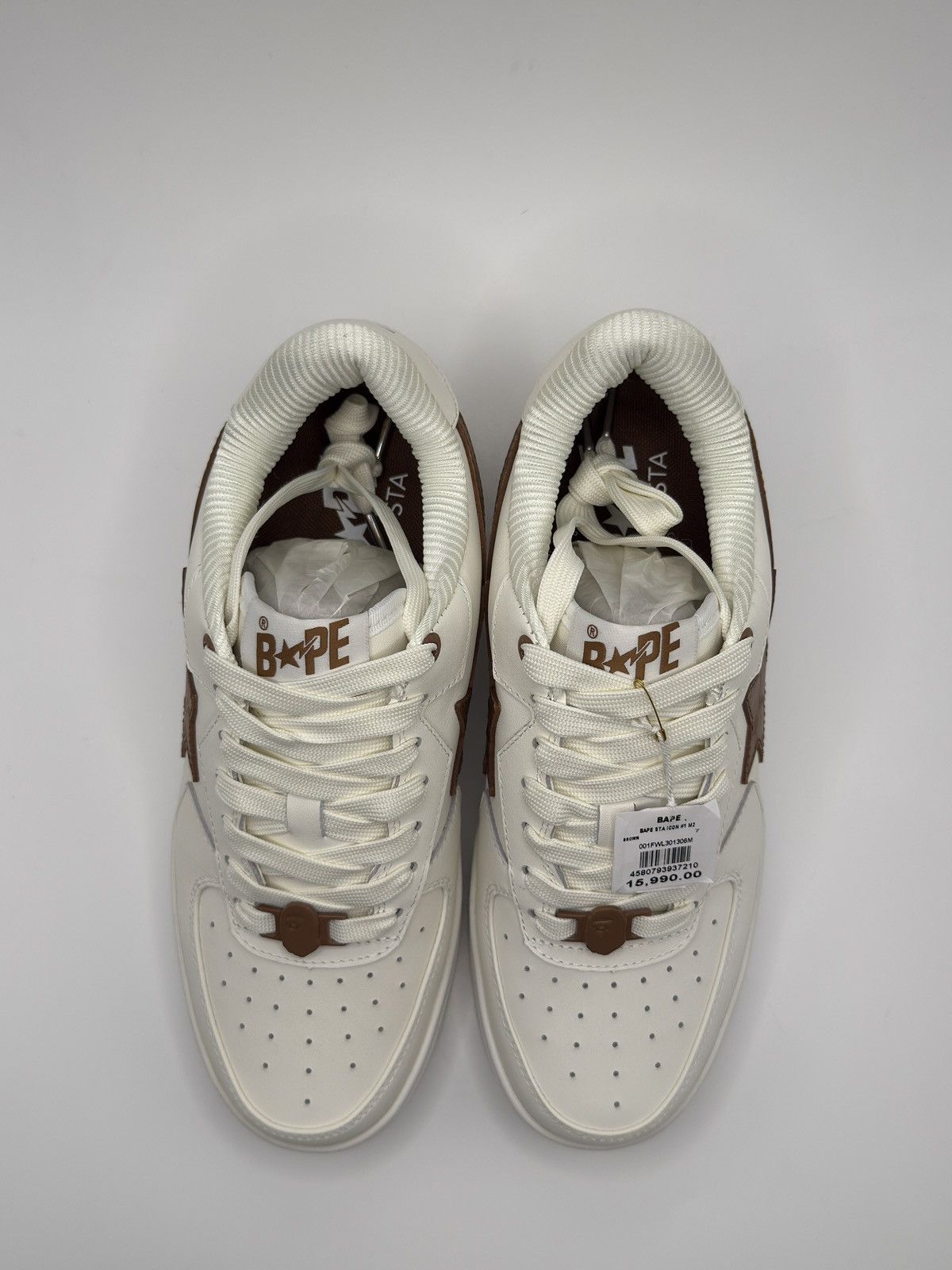 Bape Bape Sta Icon #1 White Brown Croc size 10 Size US 10 / EU 43 - 3 Thumbnail