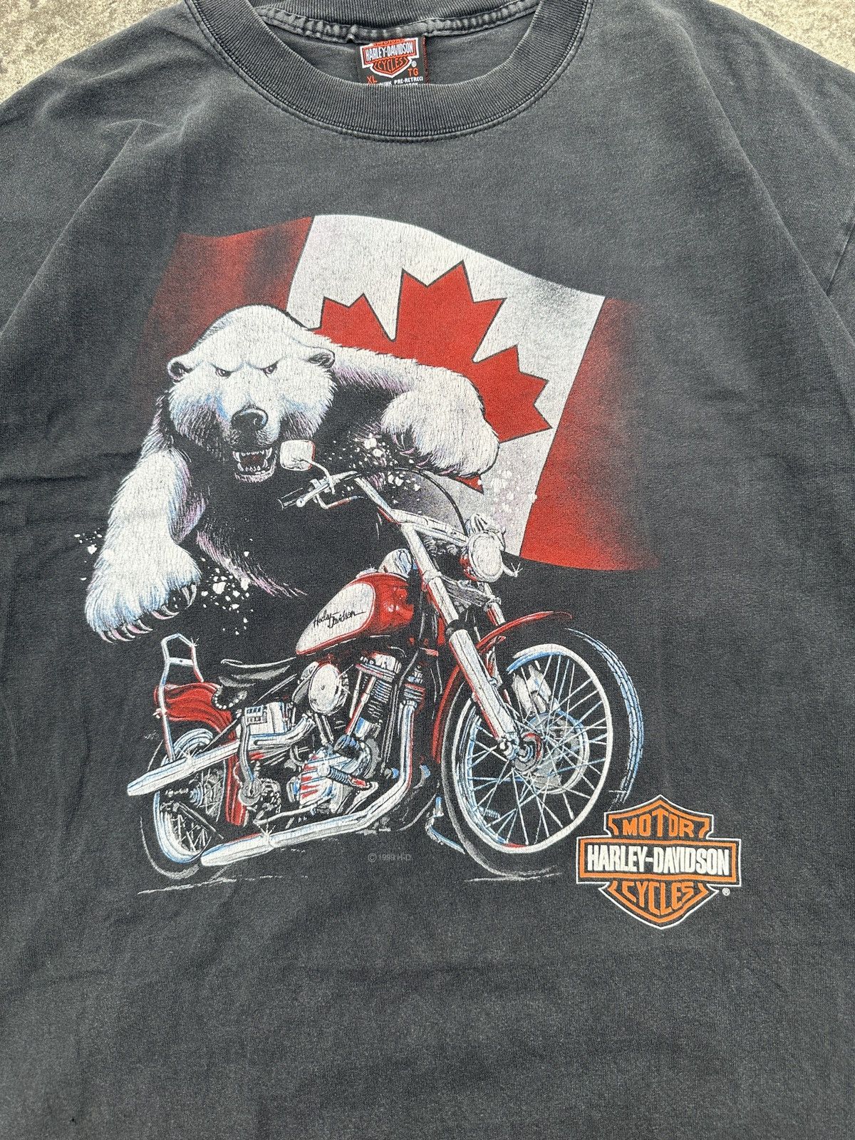 Harley Davidson × Vintage Vintage Harley Davidson O’hara’s Delta Logo 1998 Rare XL Size US XL / EU 56 / 4 - 2 Thumbnail