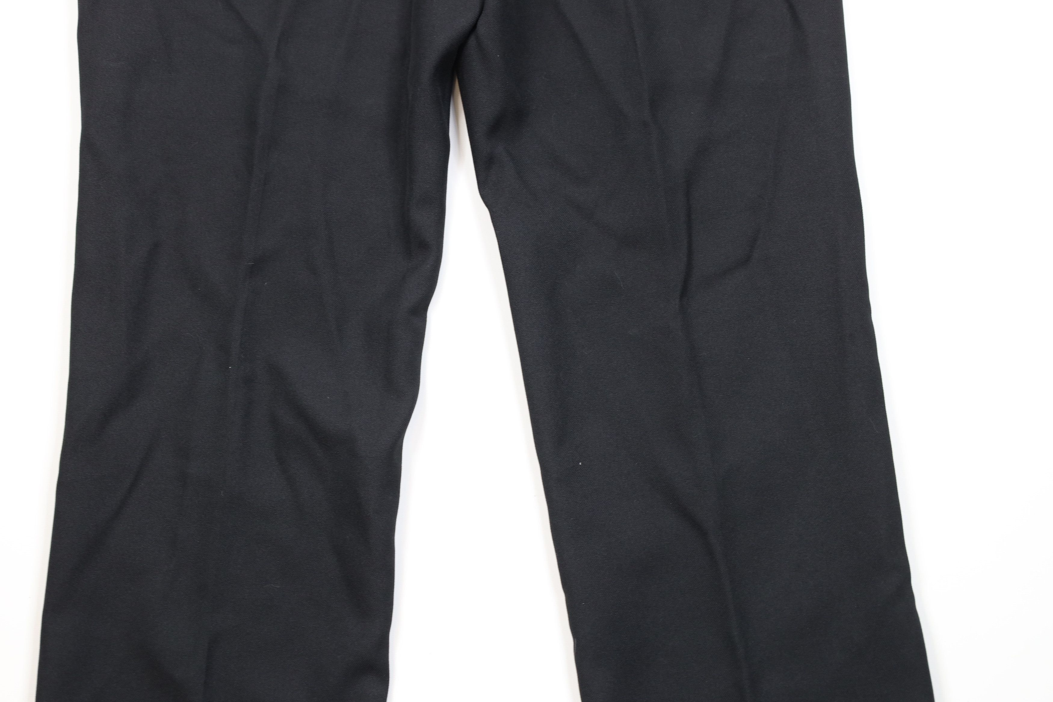 Vintage Vintage 70s Streetwear Knit Wide Leg Chino Pants Black USA Size US 40 / EU 56 - 11 Thumbnail