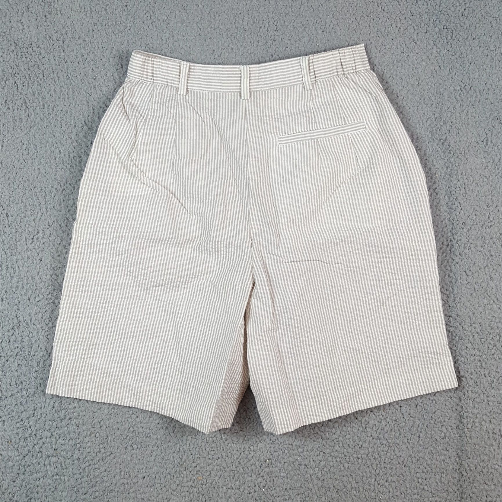 Vintage VINTAGE To A Tee Women's Chino Shorts Size 6 High Waist Y2K 90s 00s Retro Golf Casual Summer Size 28" / US 6 / IT 42 - 4 Thumbnail