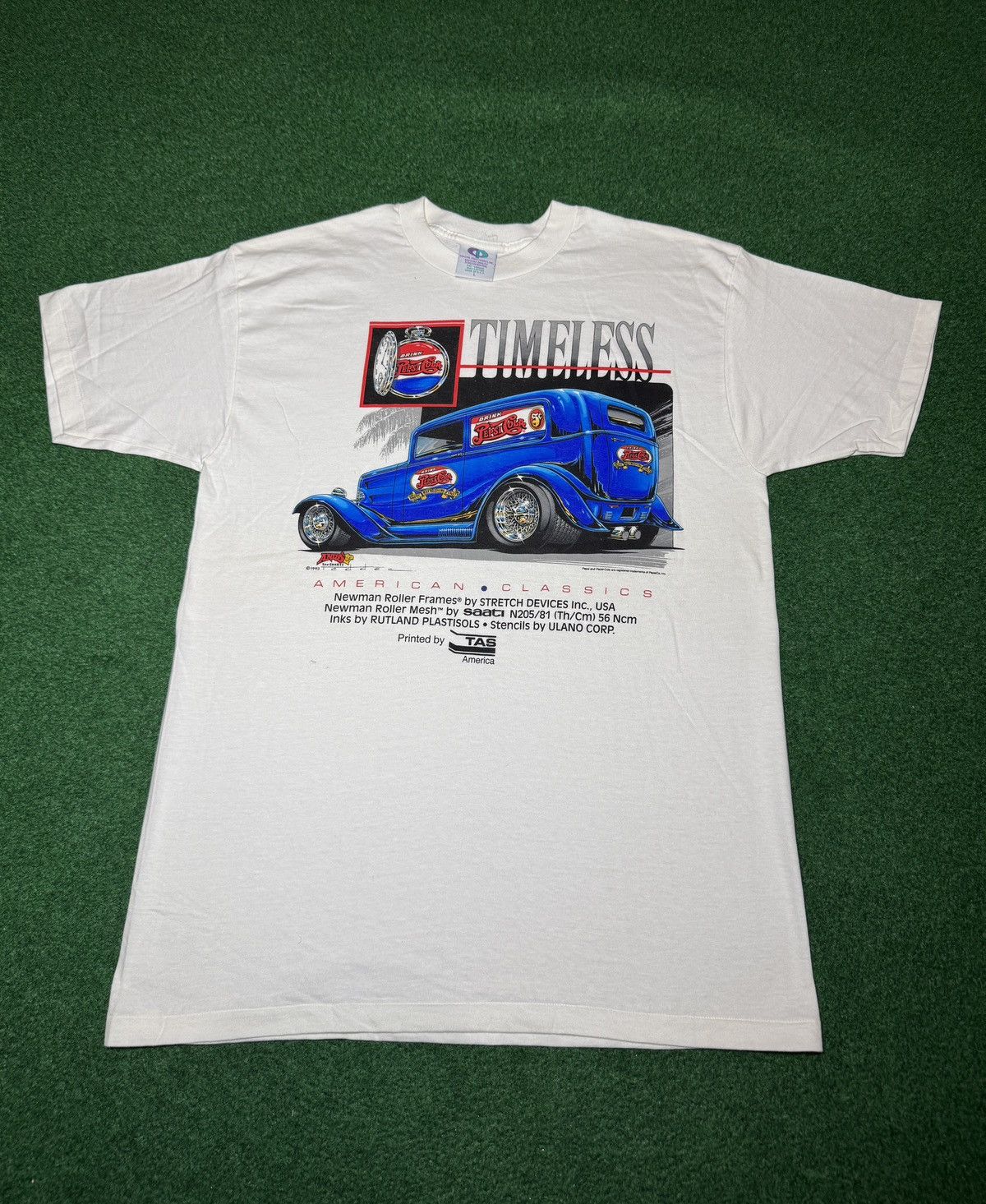 Pepsi Pepsi Classic Car Promotional Rare Large 21x32 90s T Shirt Size US L / EU 52-54 / 3 - 1 Thumbnail