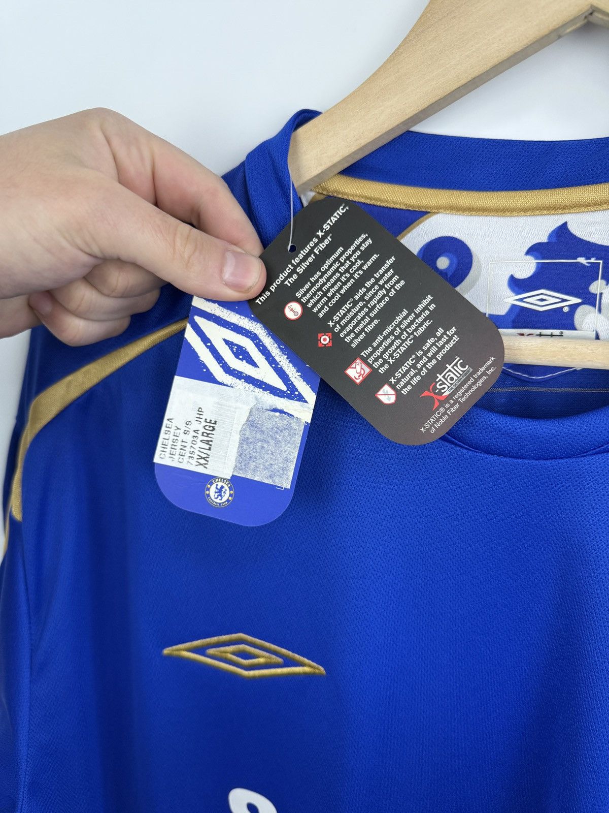 Umbro ❗️NWT 🇬🇧 Vintage 2005 Chelsea Umbro 100 Years Jersey Samsung Size US XXL / EU 58 / 5 - 7 Thumbnail