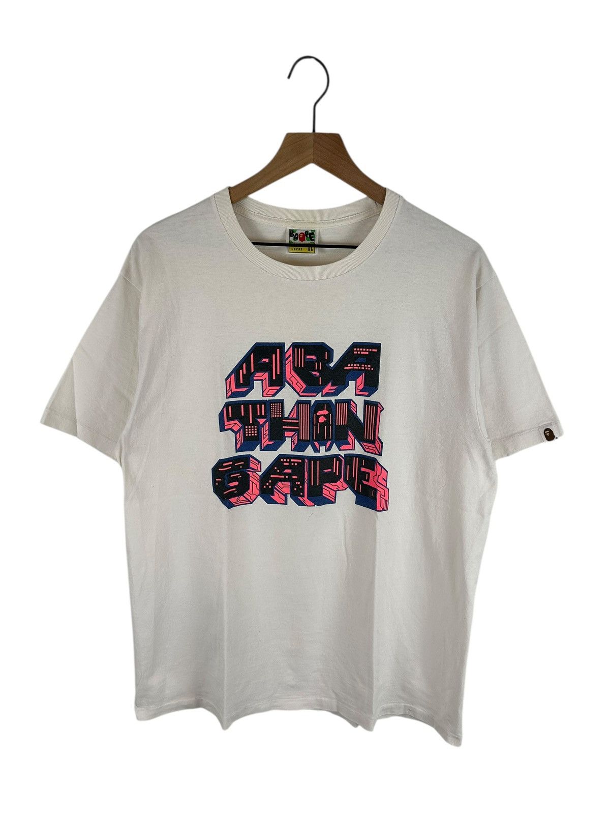 Bape Bape Digital Logo Print T-Shirt Size US XL / EU 56 / 4 - 1 Thumbnail
