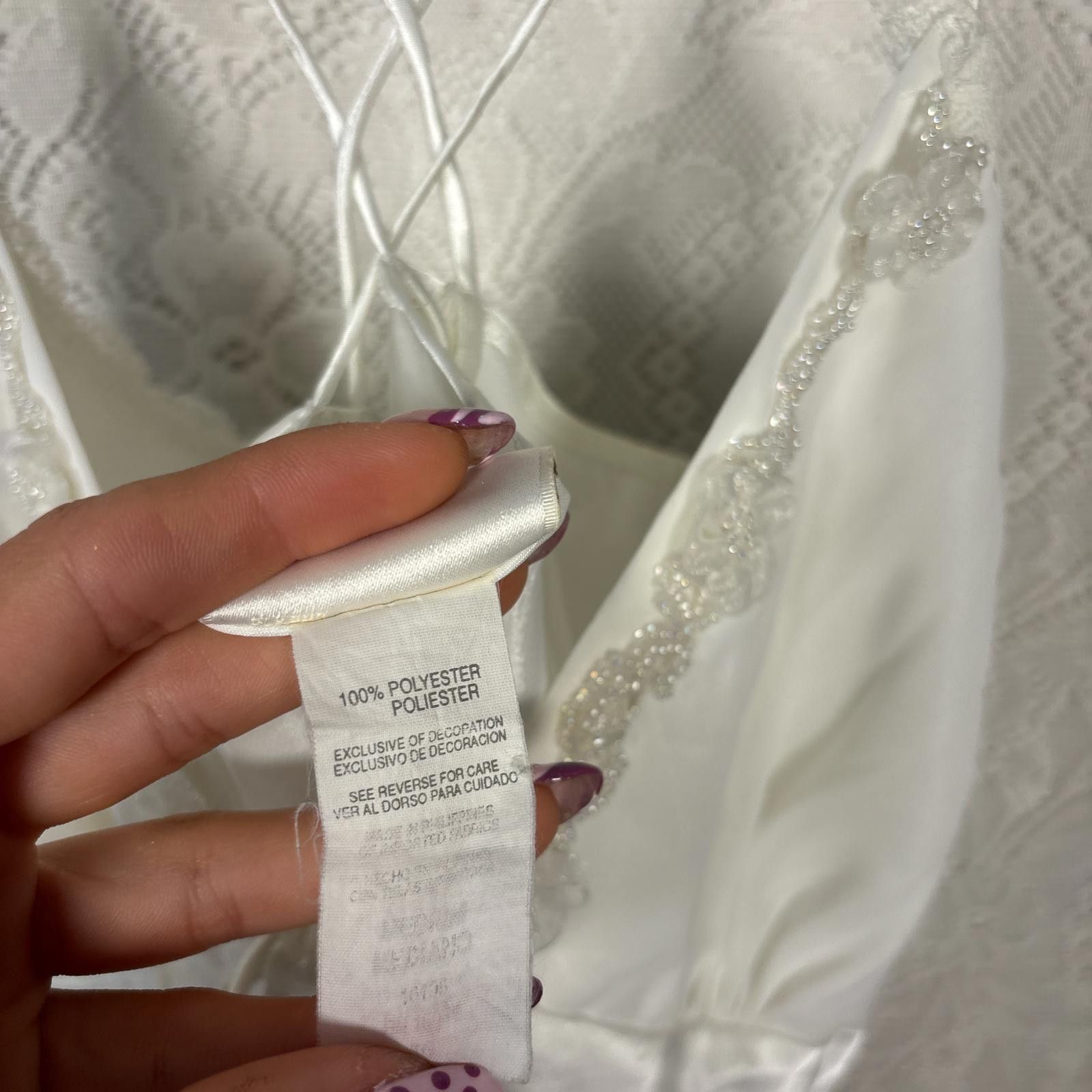 Other vintage silky bridal beaded slip dress Size M / US 6-8 / IT 42-44 - 4 Thumbnail
