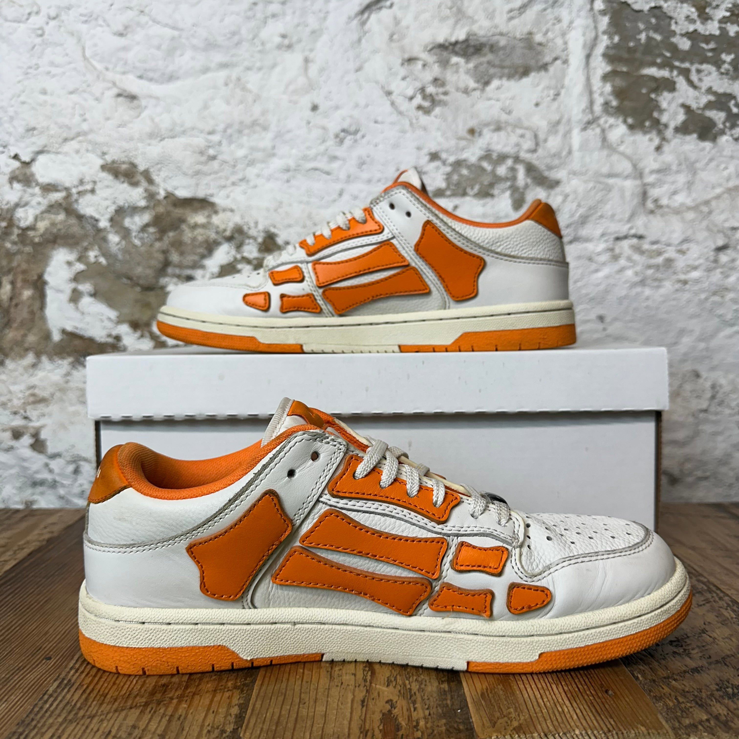 Amiri Amiri Orange Skeleton White Cream Sneaker Sz 8 (41) Size US 8 / EU 41 - 2 Thumbnail